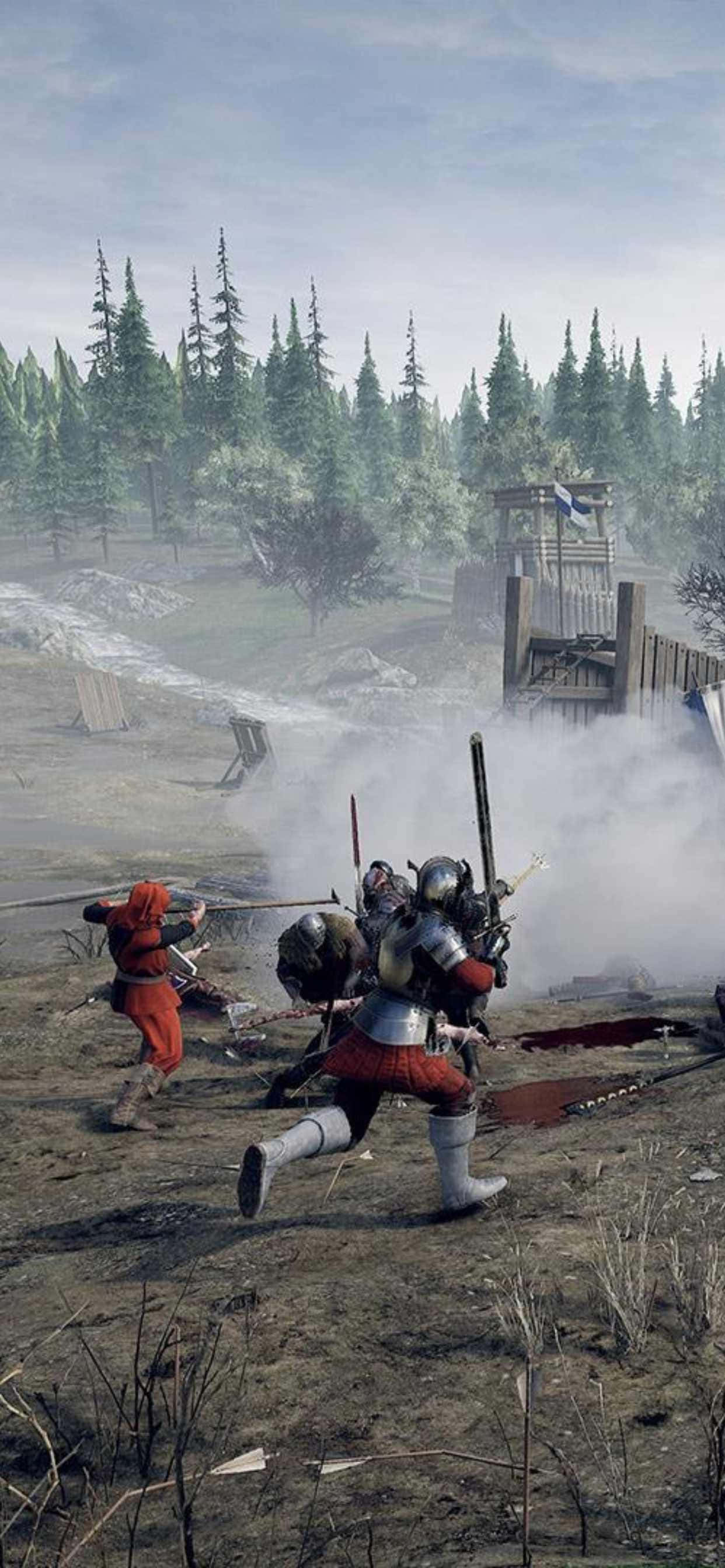 Beleef Mordhau op die nuwe iPhone Xs Max Muurpapier