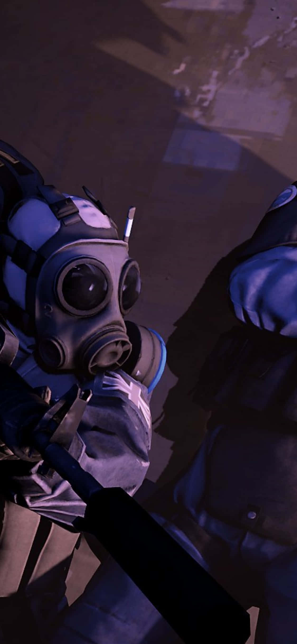 Bemeester die kuns van speletjies met die iPhone Xs en Counter-Strike Global Offensive Muurpapier
