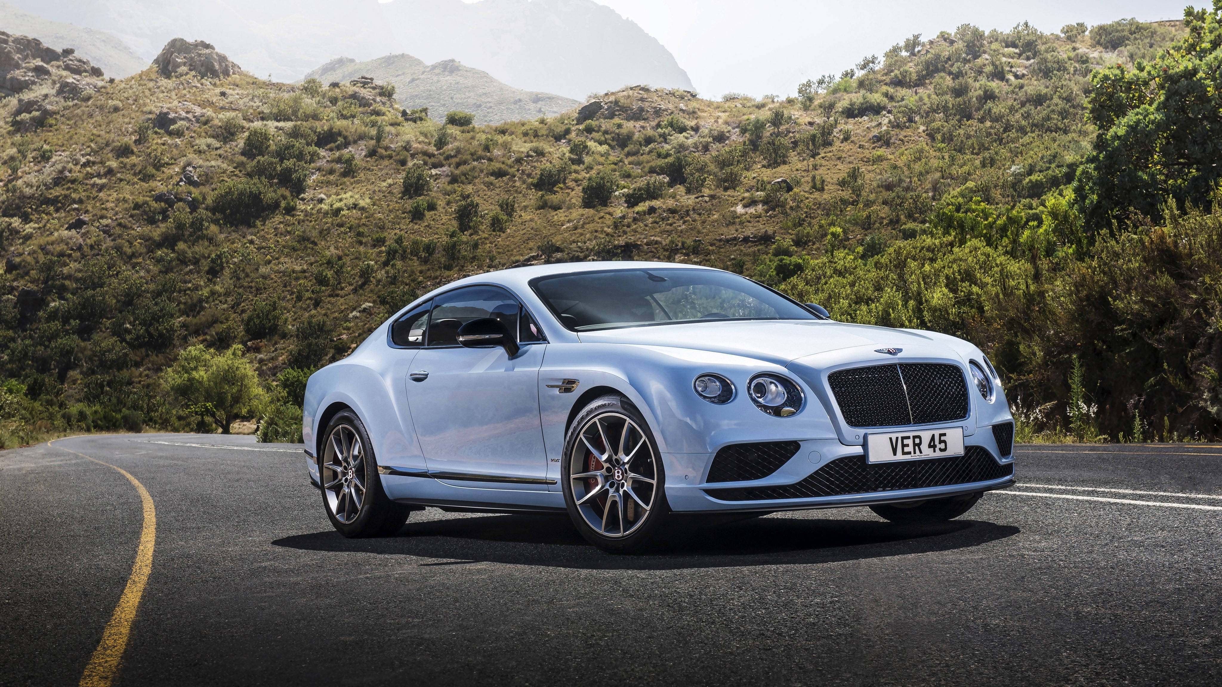 Bentley, continental, gt, wit, syaansig, pad Muurpapier