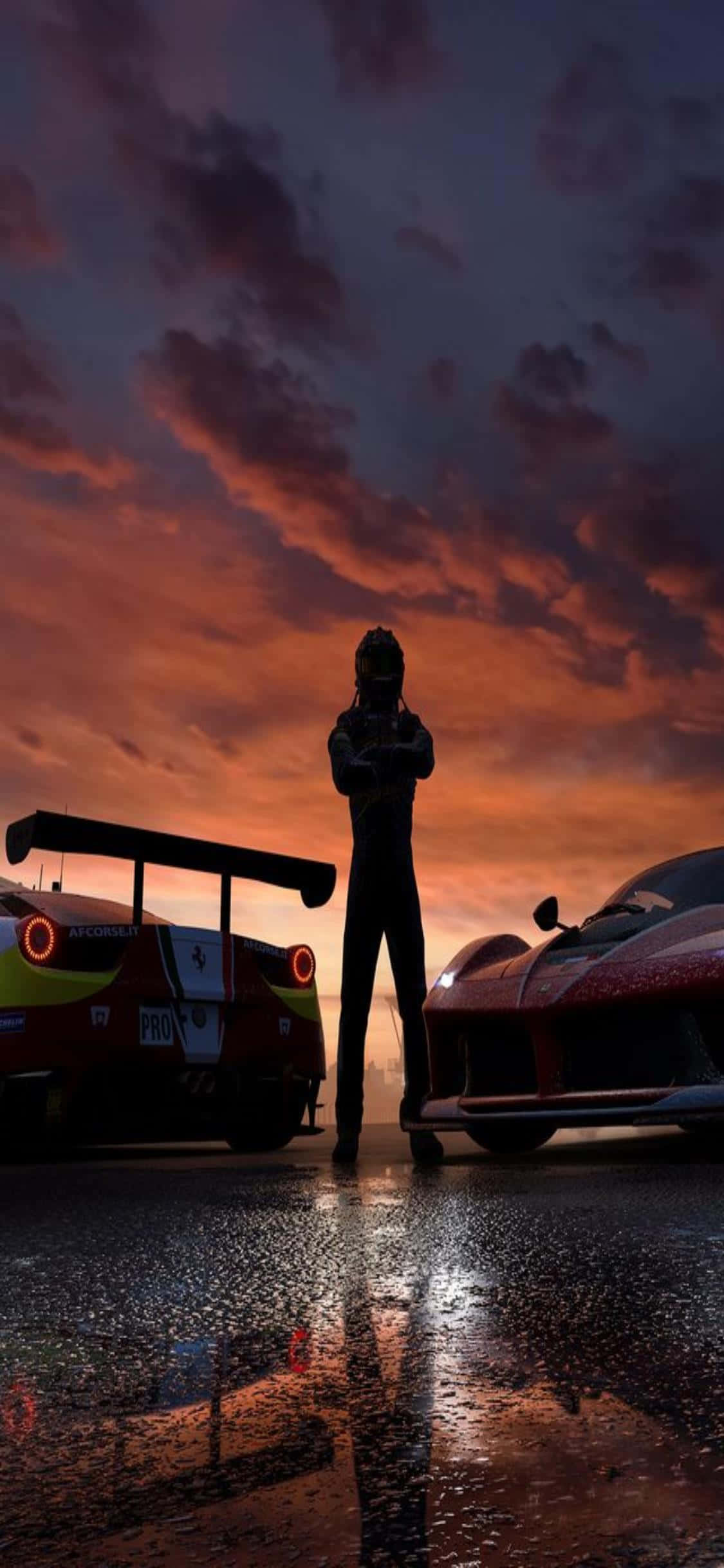 Berei die Verhoog voor vir jou Jaagavontuur met iPhone Xs en Forza Horizon 4 Muurpapier