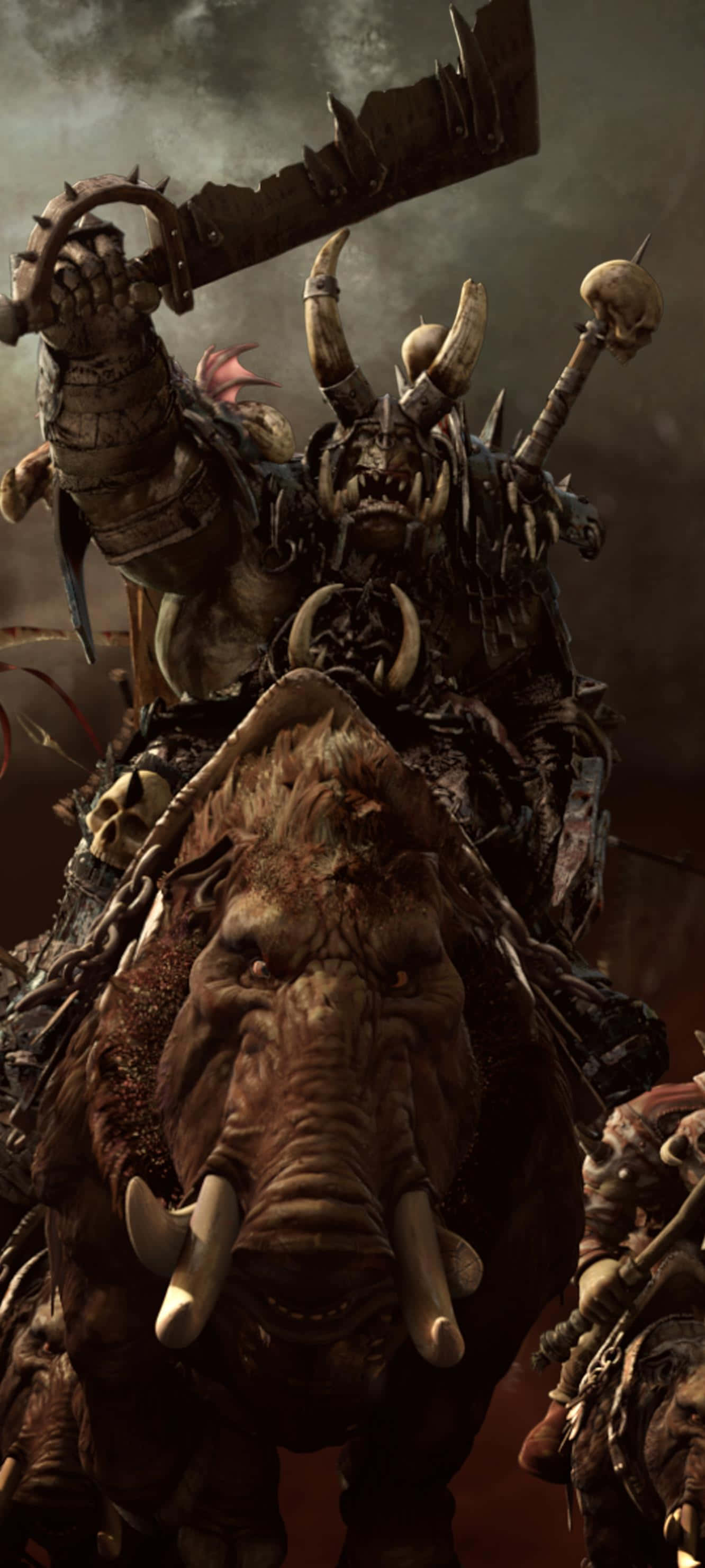 Berei jouself voor vir 'n epiese Total War Warhammer-veldslag met die Pixel 3 XL Muurpapier