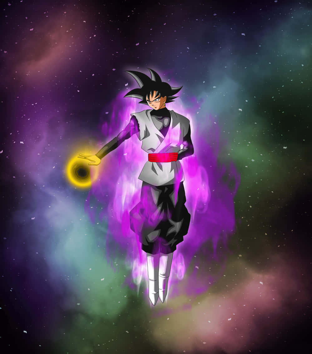 Bereik jou volle potensiaal as Goku Black Muurpapier