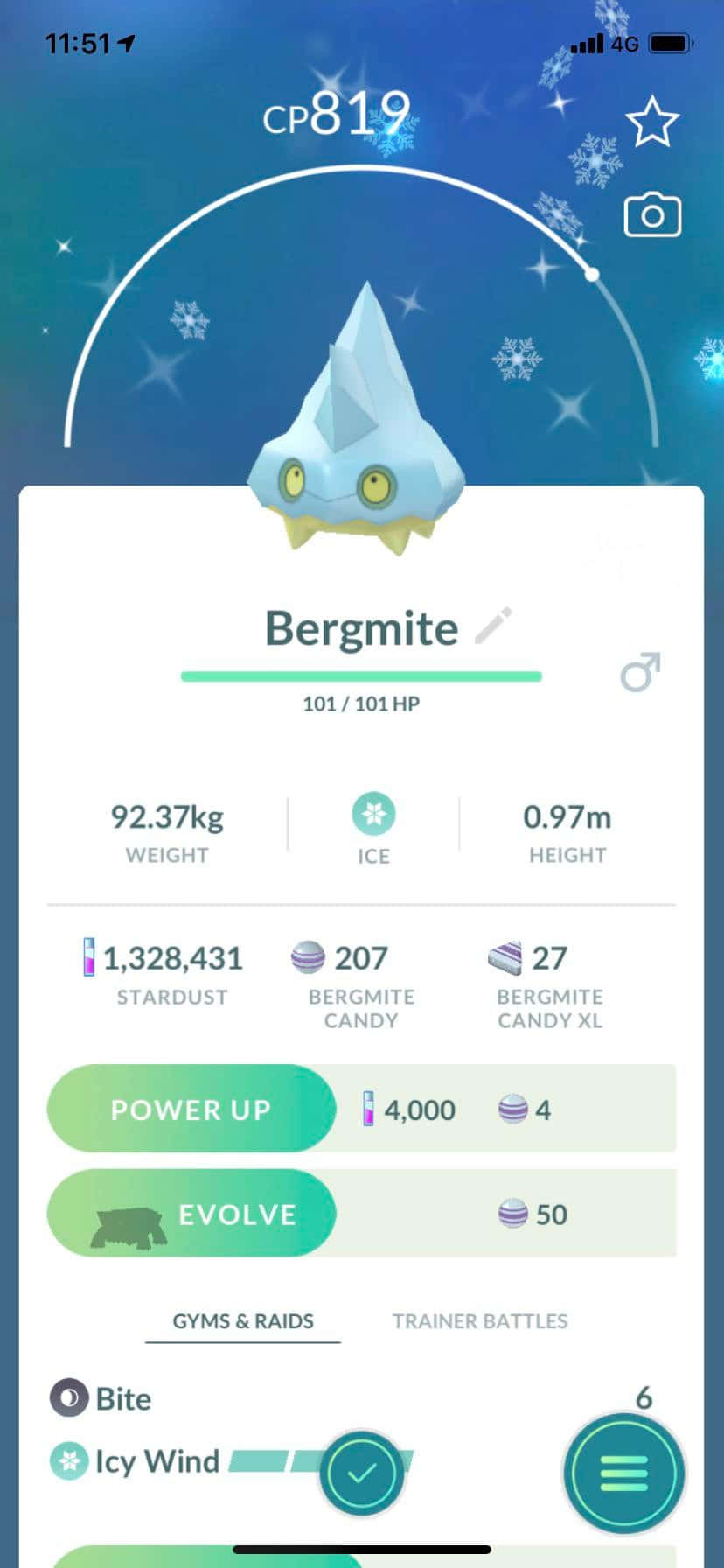Bergmite Met 101 HP Muurpapier