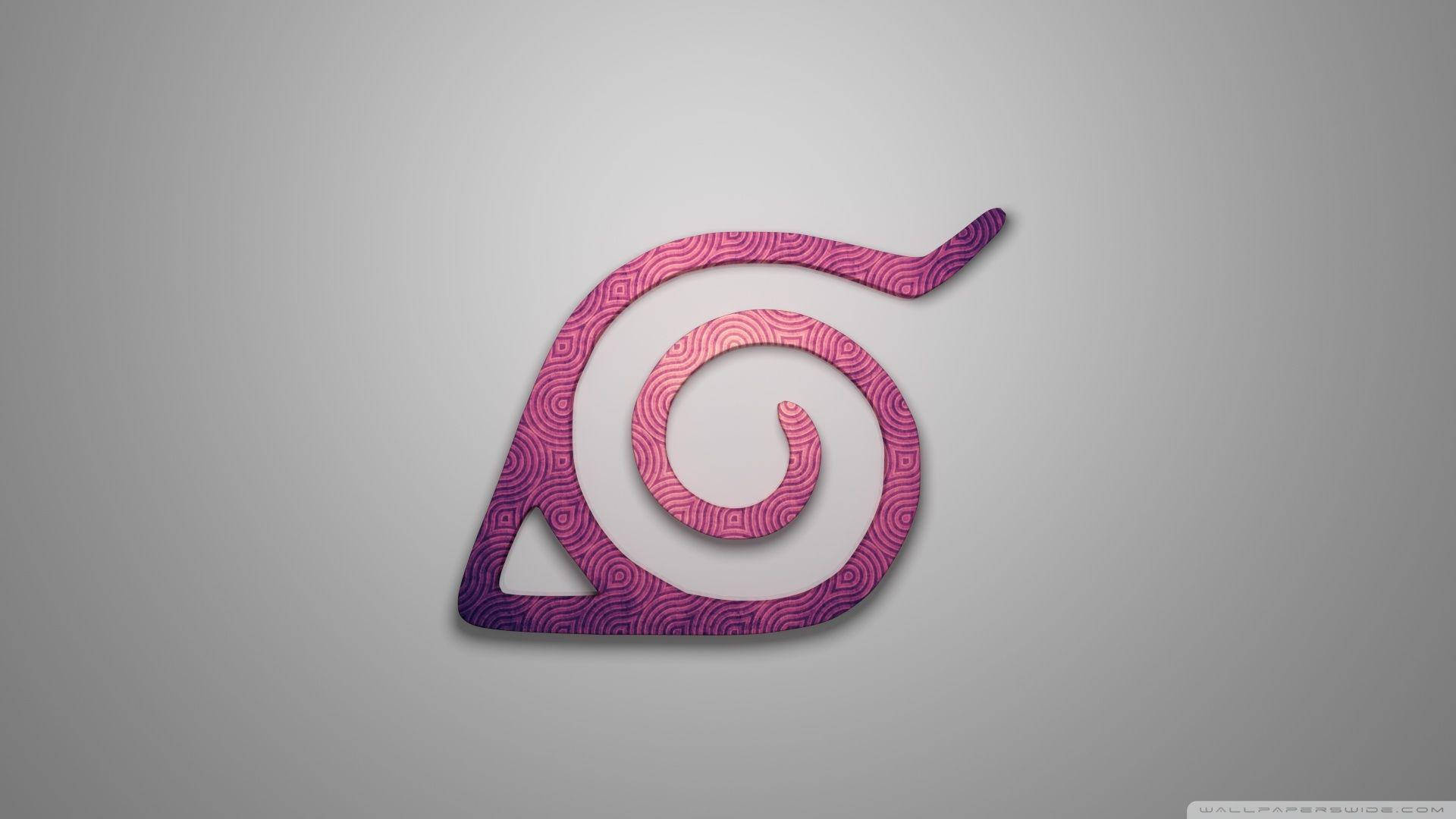 Beroemde Naruto-simboolontwerp Muurpapier