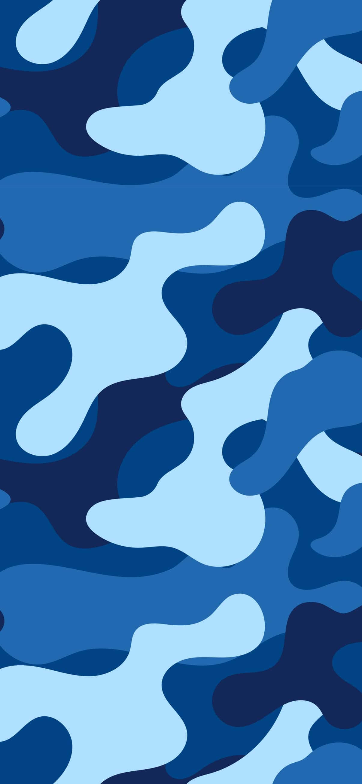 Besit die Straat met Blou BAPE Camo Muurpapier