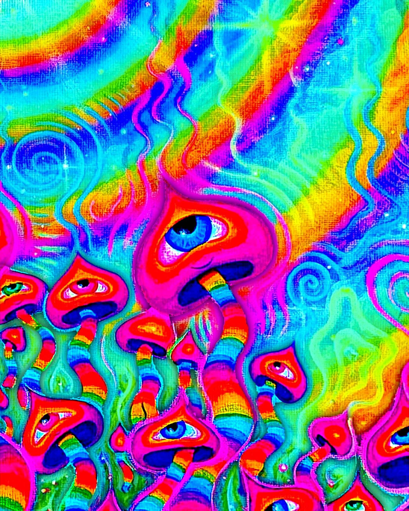Besoek Aesthetic Trippy en verken sy visueel stimulerende wêreld. Muurpapier