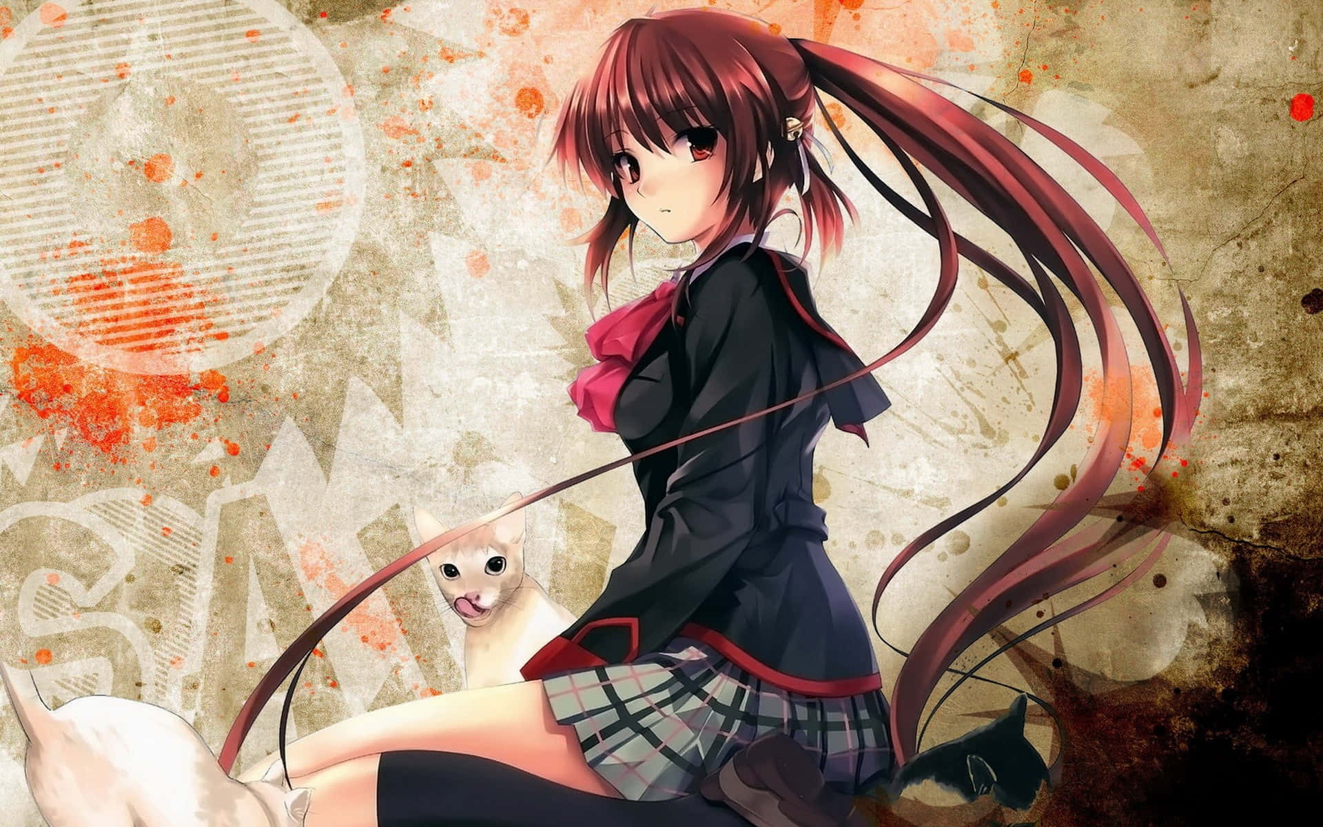 Beste Anime Little Busters Rin Natsume Muurpapier