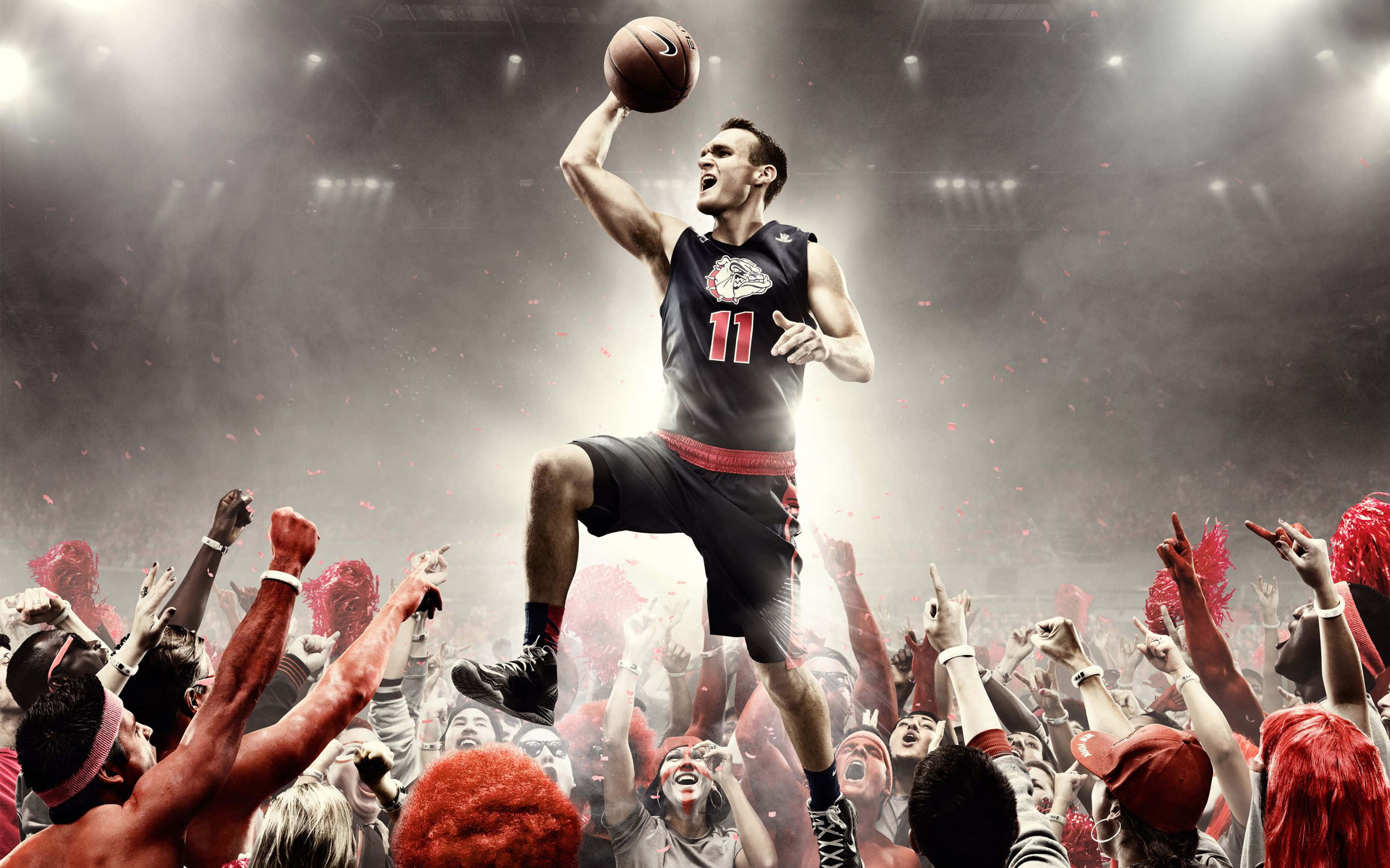 Beste basketbal grafiese ontwerp agtergrond Muurpapier