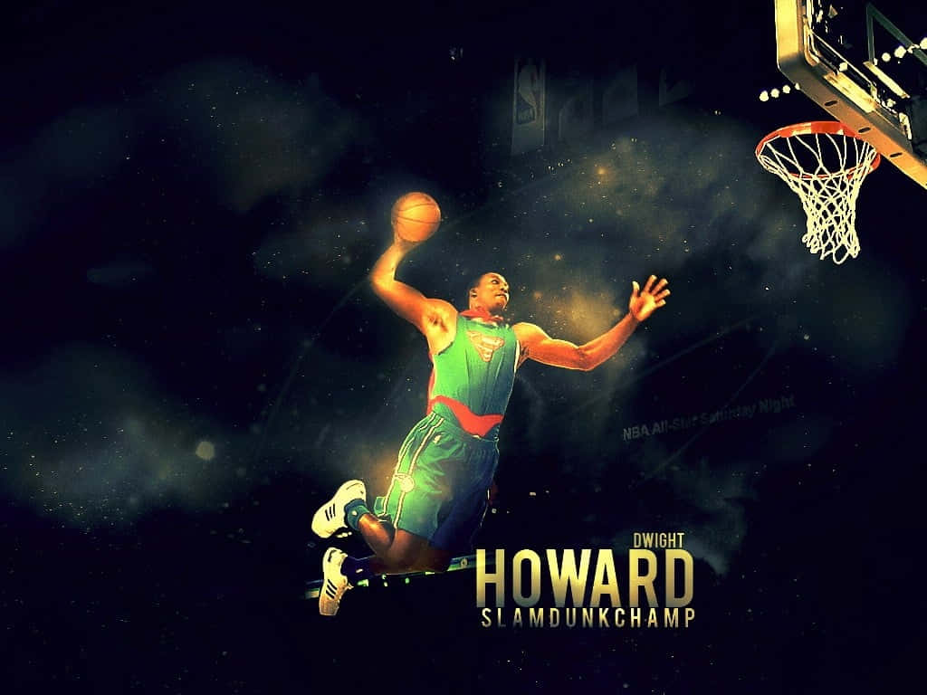 Beste Basketbalspeler Dwight Howard Agtergrond Muurpapier