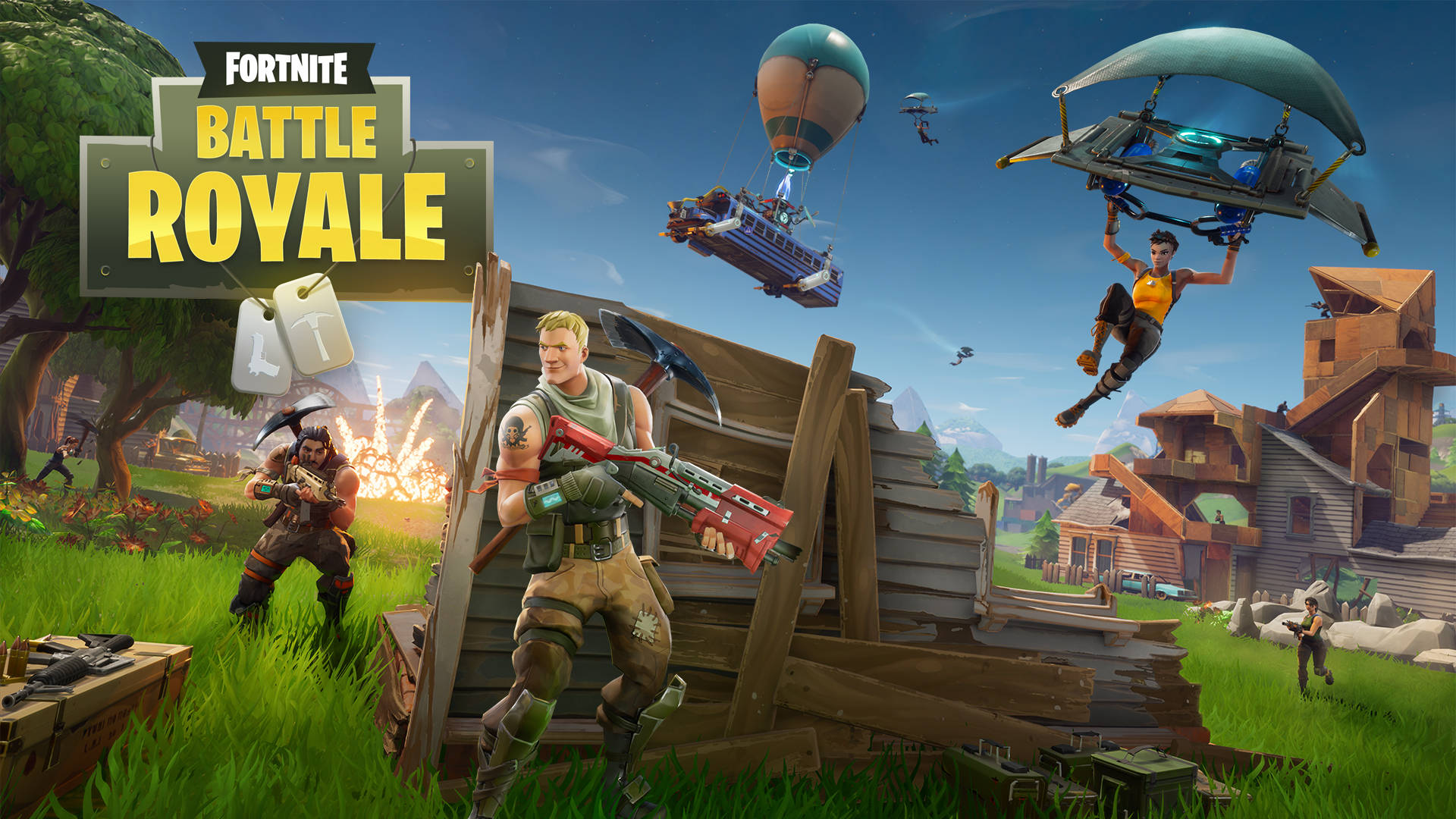 Beste Fortnite Battle Royale Skerm Muurpapier