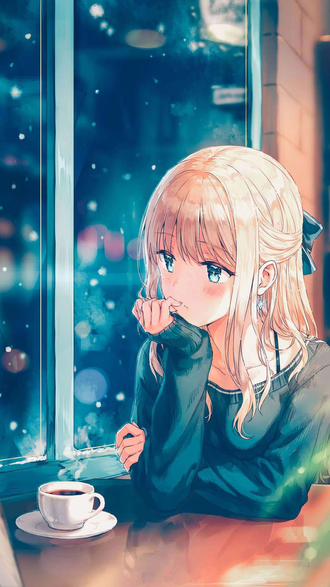 Betowerende Anime-landskap: Betowerende Wêreld van Fantasie Muurpapier