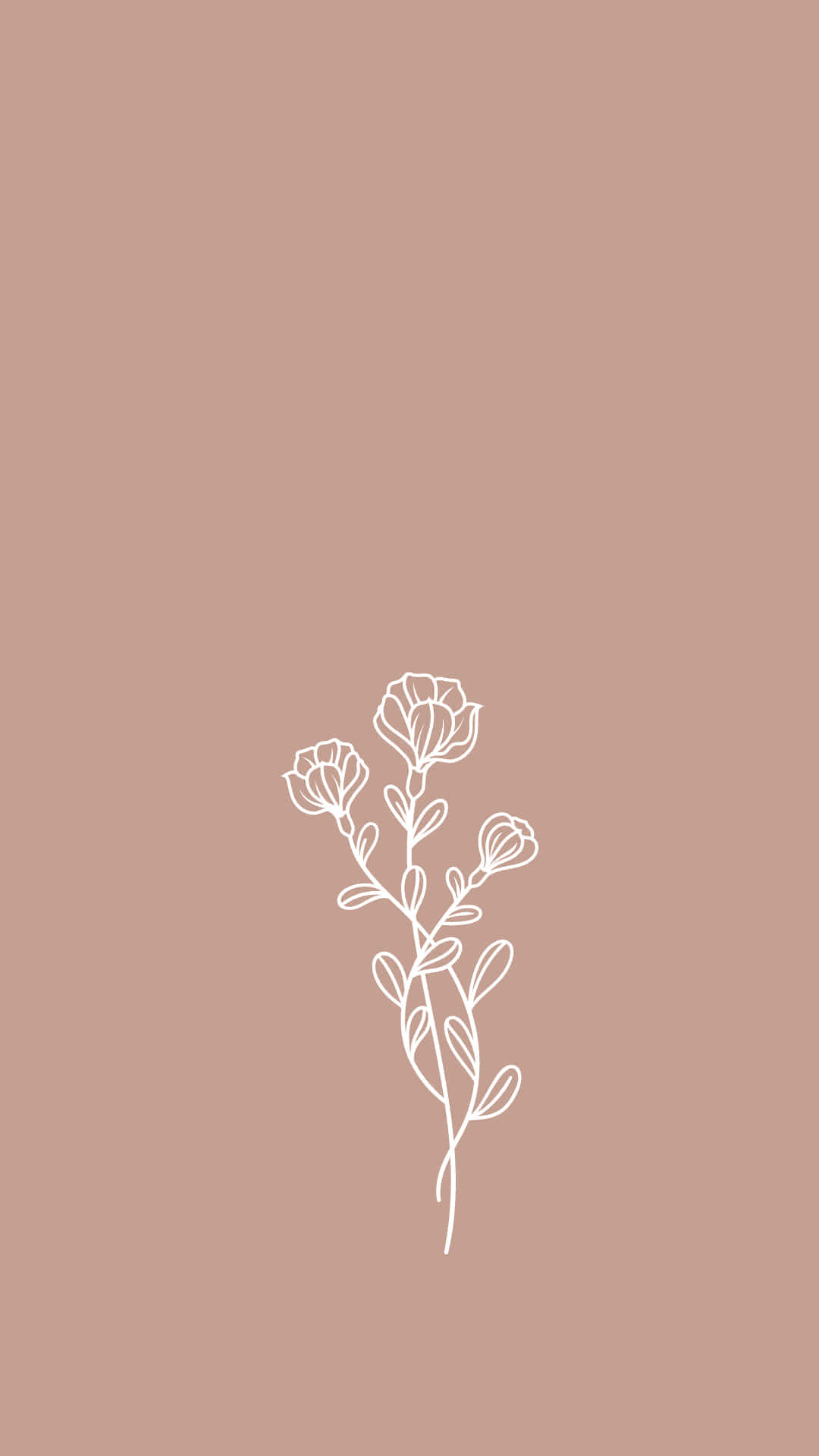 Betowerende Blomfoonmuurpapier Muurpapier