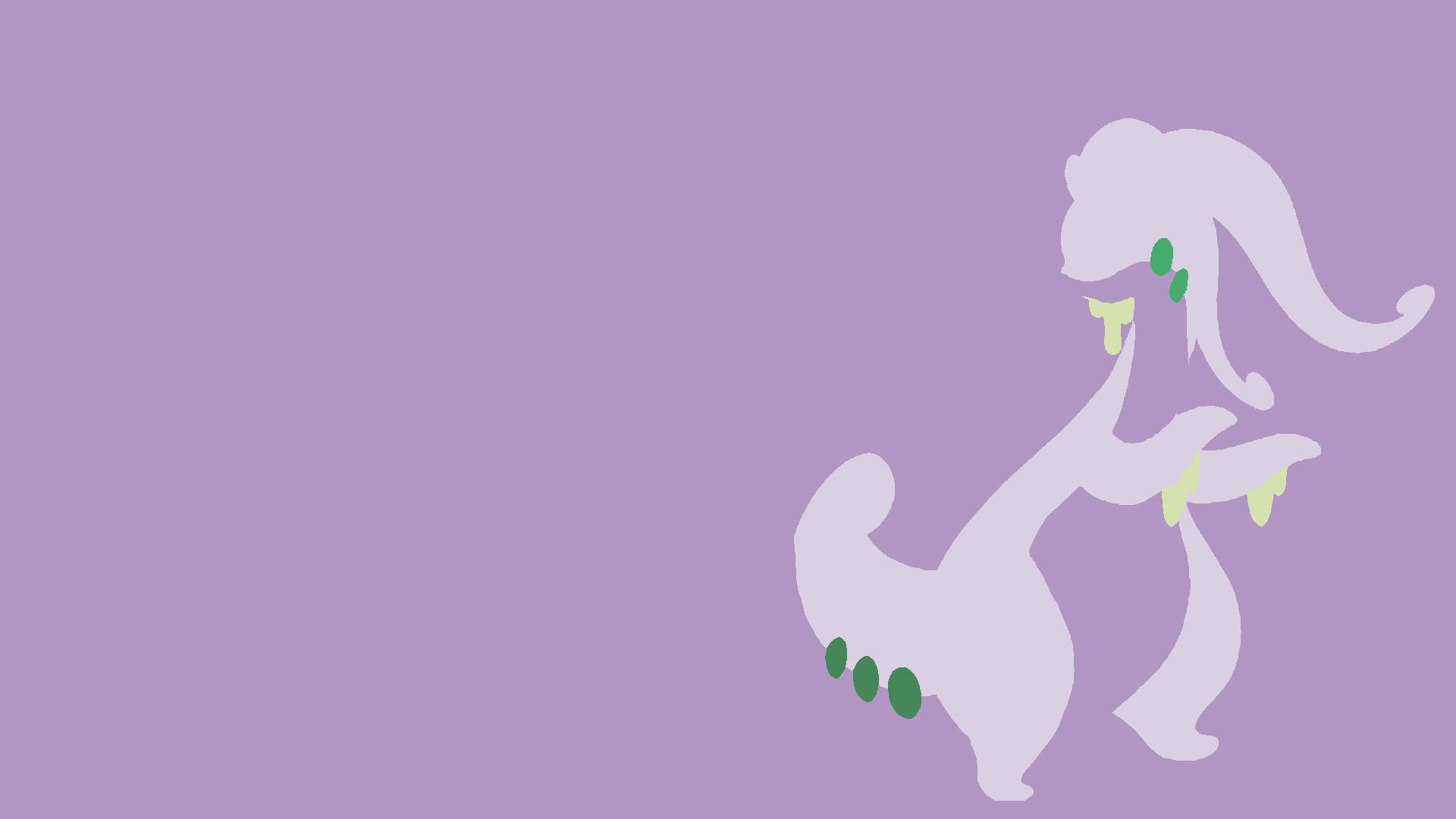 Betowerende Vektorkuns van Goodra Pokémon Muurpapier