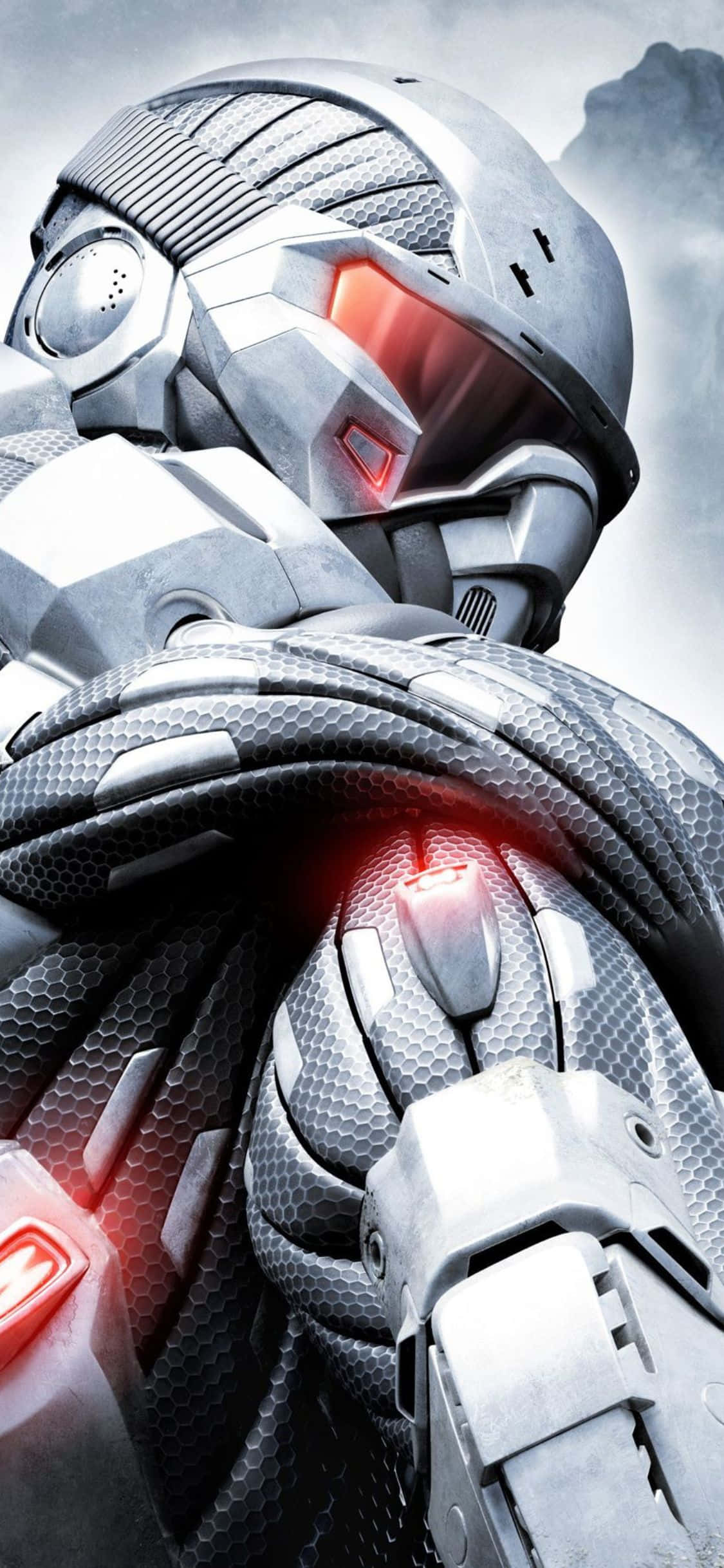 Betree die oerwoud met iPhone X in Crysis 3 Muurpapier