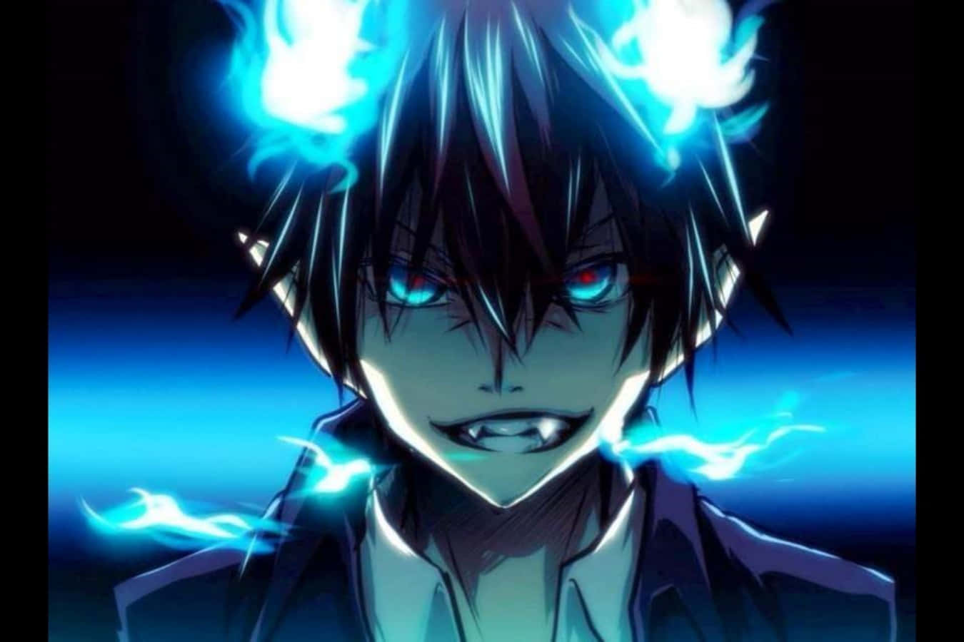 Betree 'n Ander Dimensie Met Hierdie Anime Demon Muurpapier