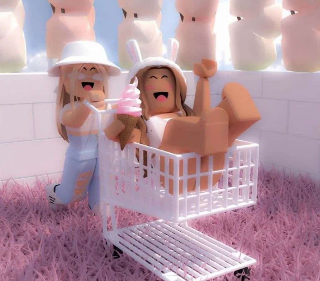 Betree 'n wêreld van estetiese wonder met Roblox Muurpapier