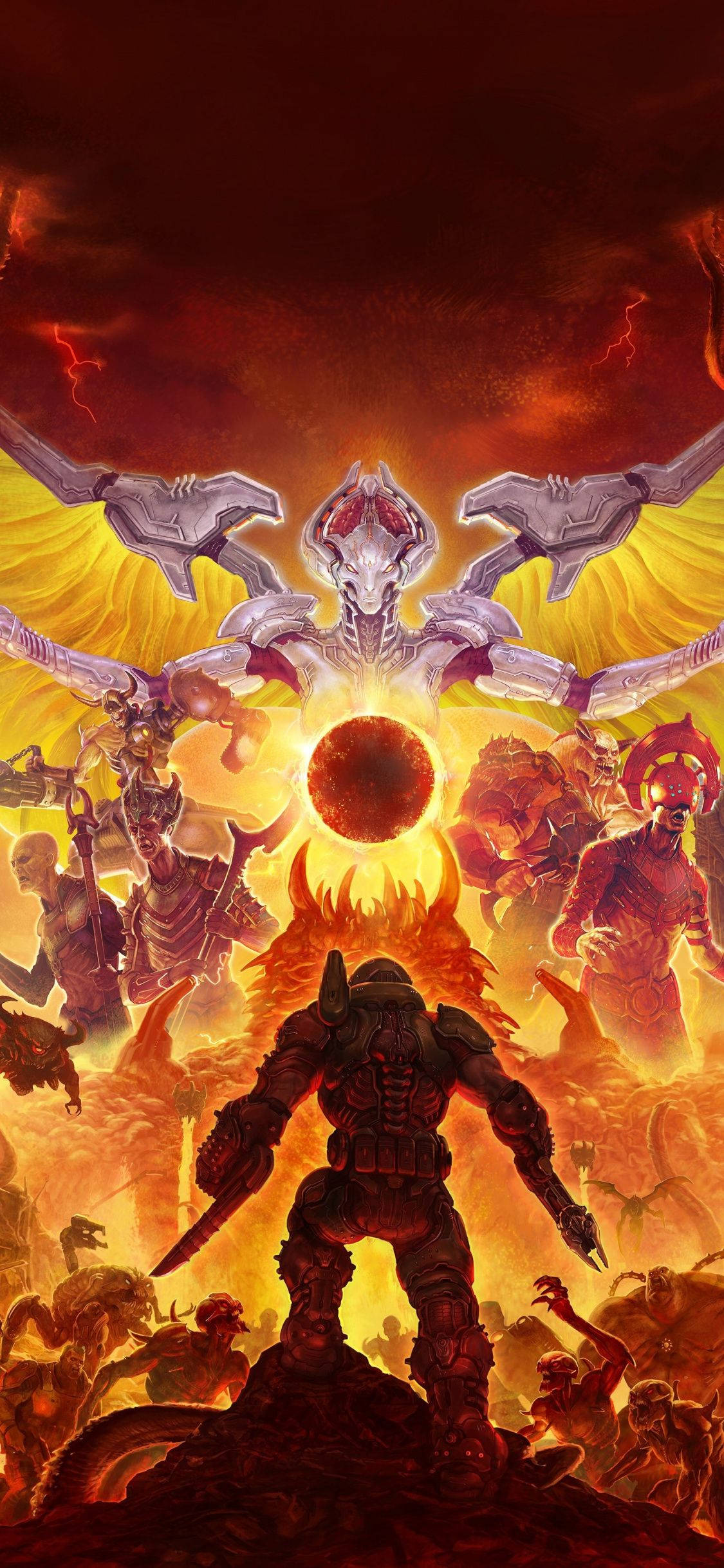 Bevog die Demone in Doom Eternal Muurpapier