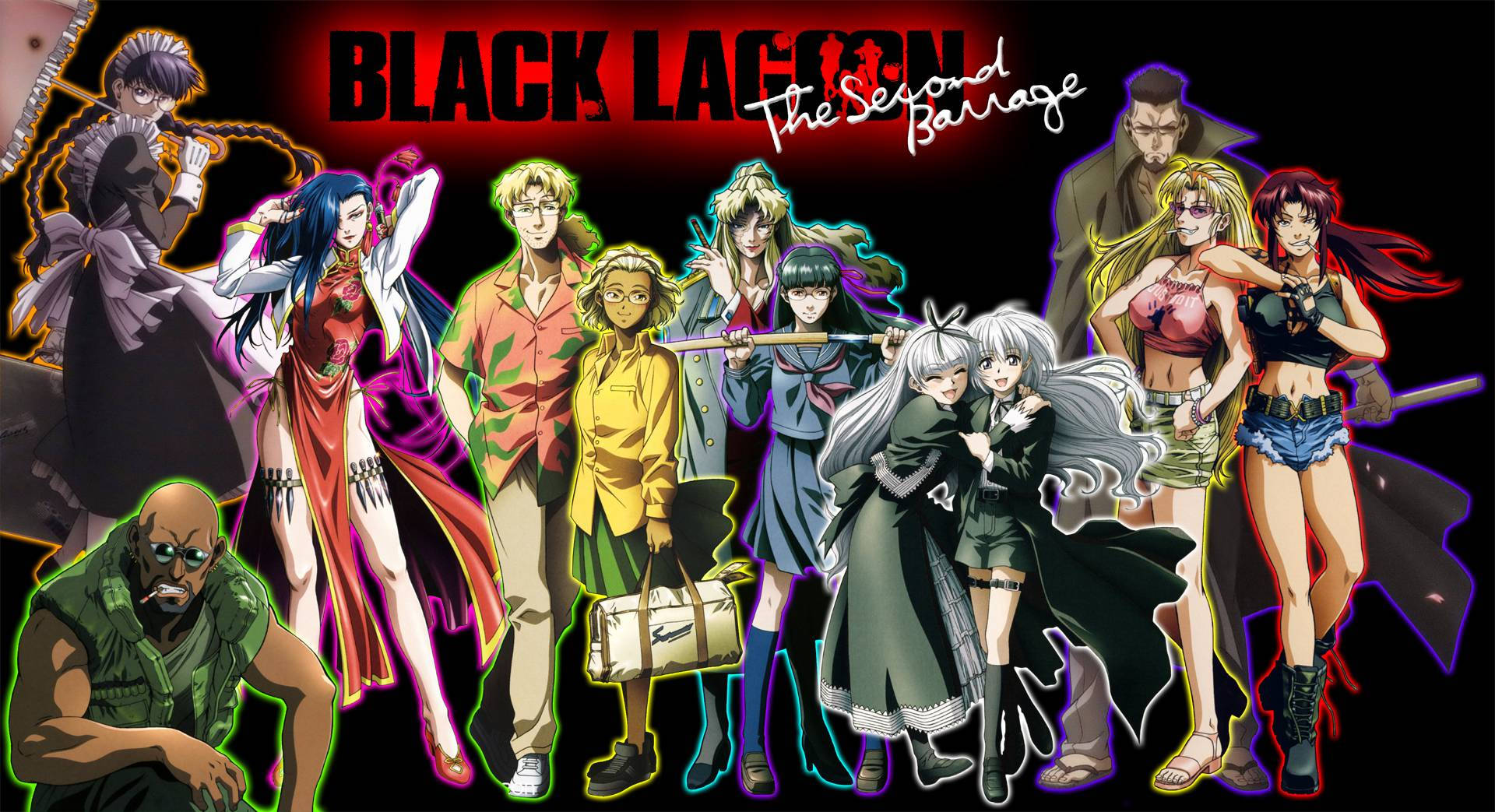 Black Lagoon Second Barrage Plakkaat Muurpapier