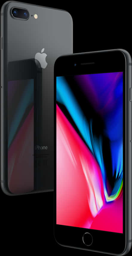 Blacki Phone8 Plus-vertoning Muurpapier