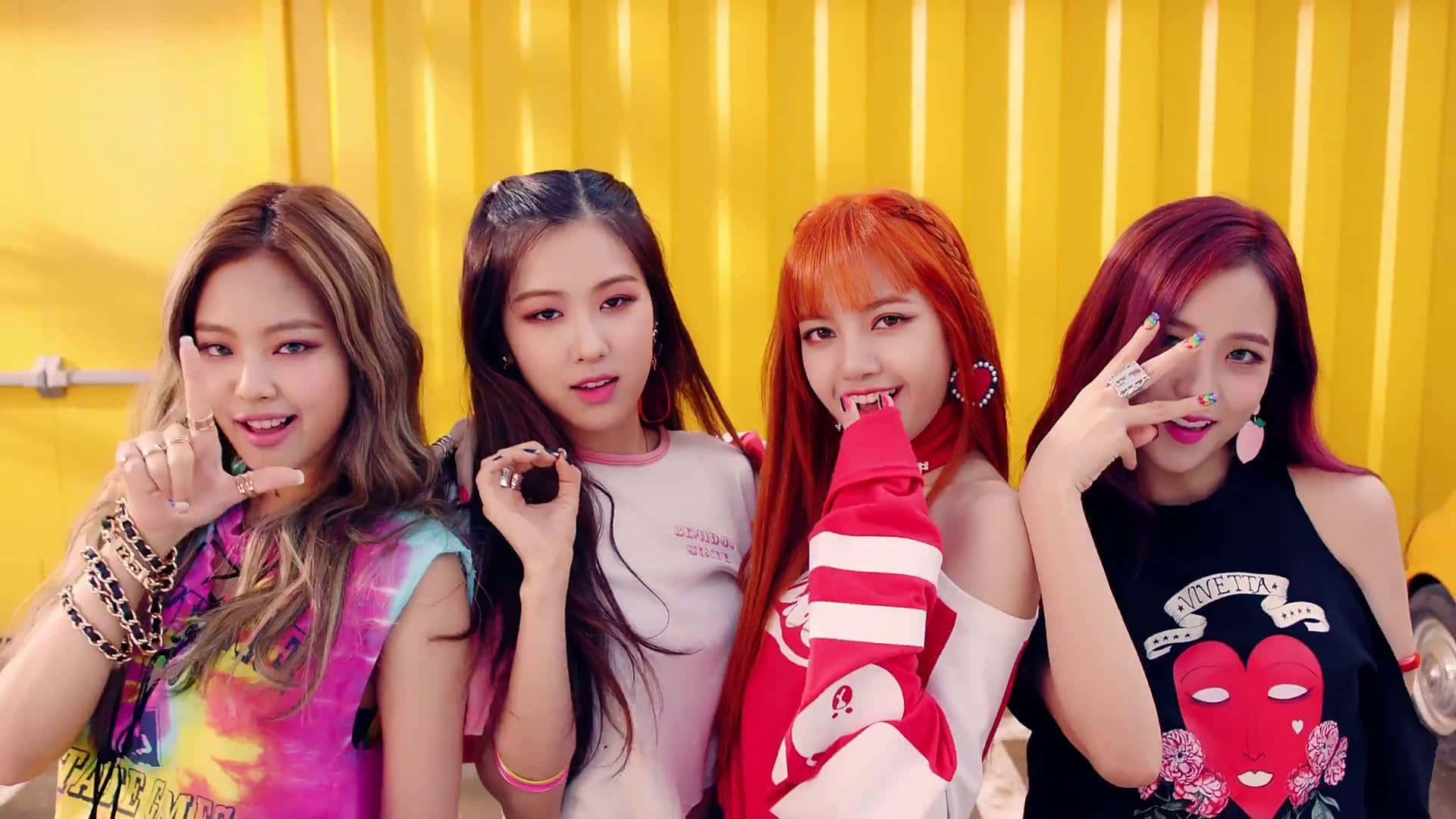 Blackpink – Bring die hitte na die partytjie Muurpapier