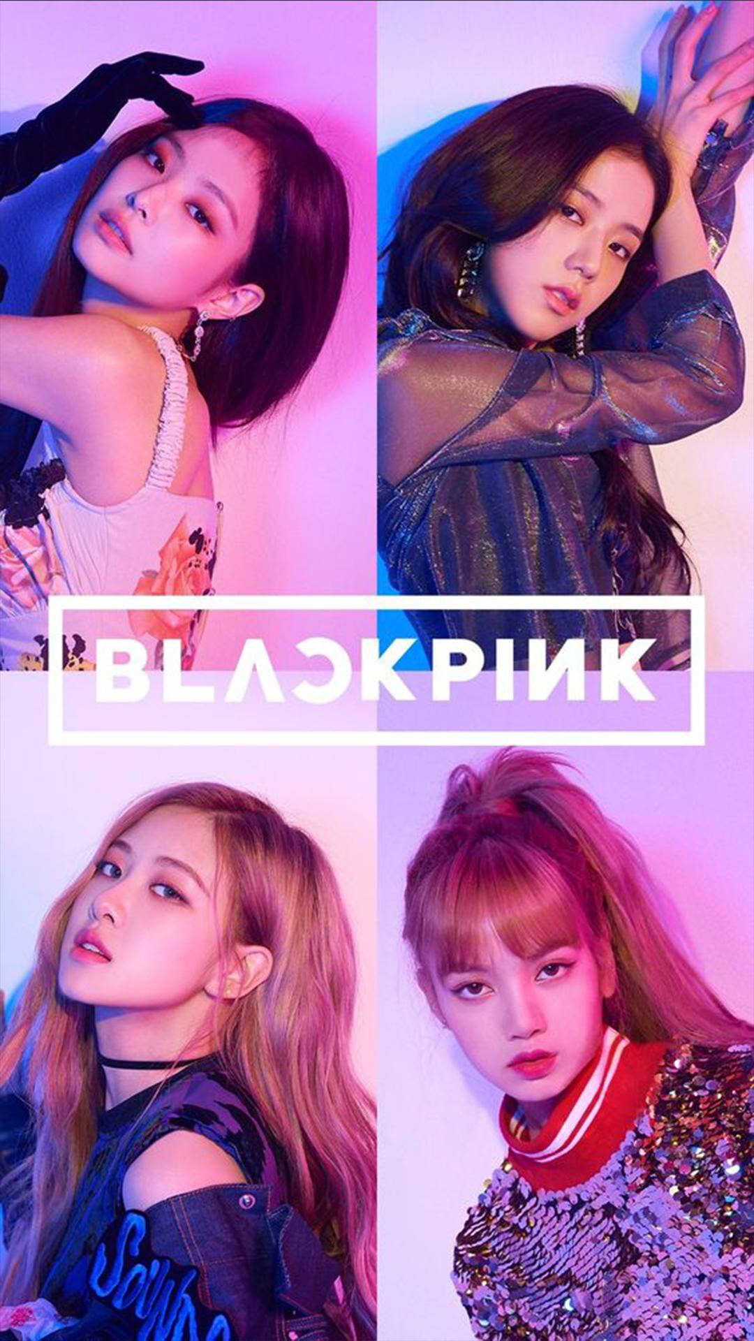 Blackpink Collage Kuns Muurpapier