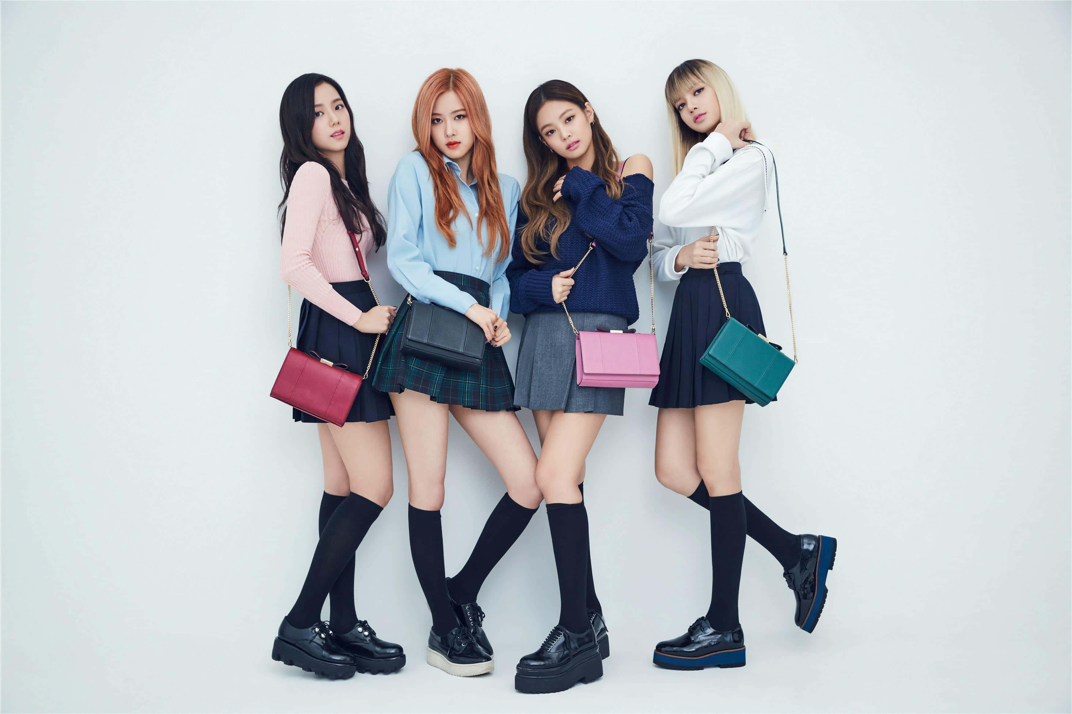 Blackpink - die K-Pop-sensasie wat vroulike aanhangers wêreldwyd bemagtig en inspireer Muurpapier