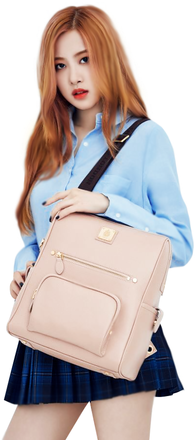 Blackpink-lid met Beige Sak Muurpapier