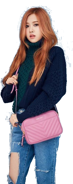 Blackpink-lid se Mode-pose met Sak Muurpapier