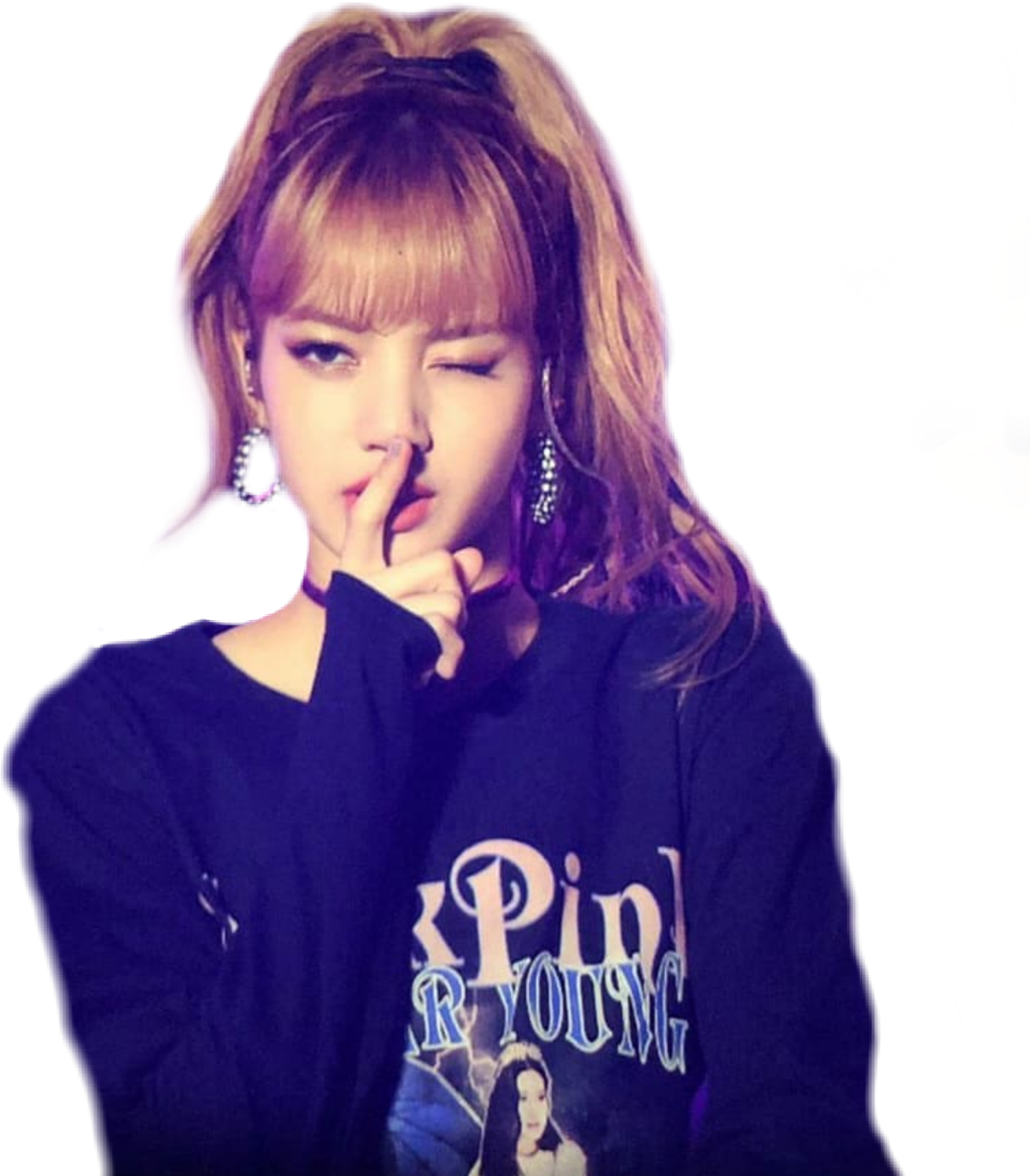 Blackpink-lid se Stil Gebaar Muurpapier