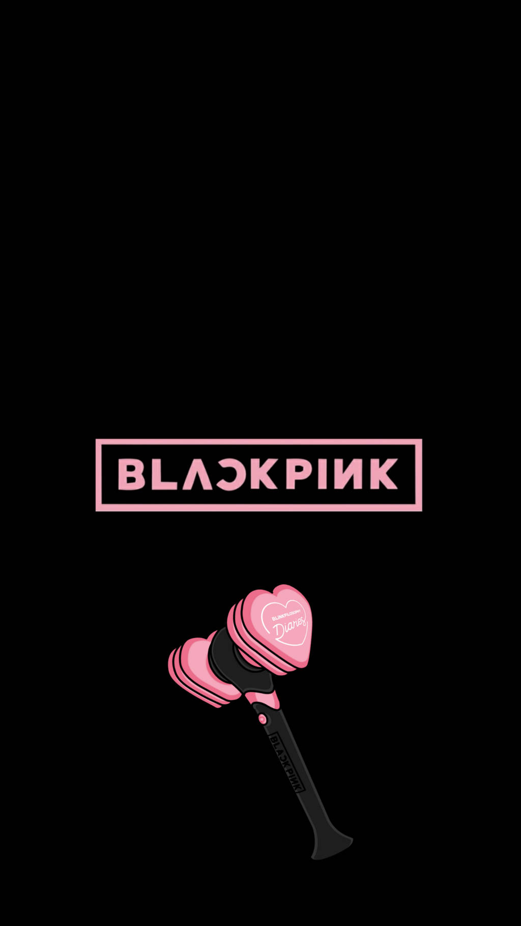 Blackpink-logo met Bi Ping Bong Muurpapier