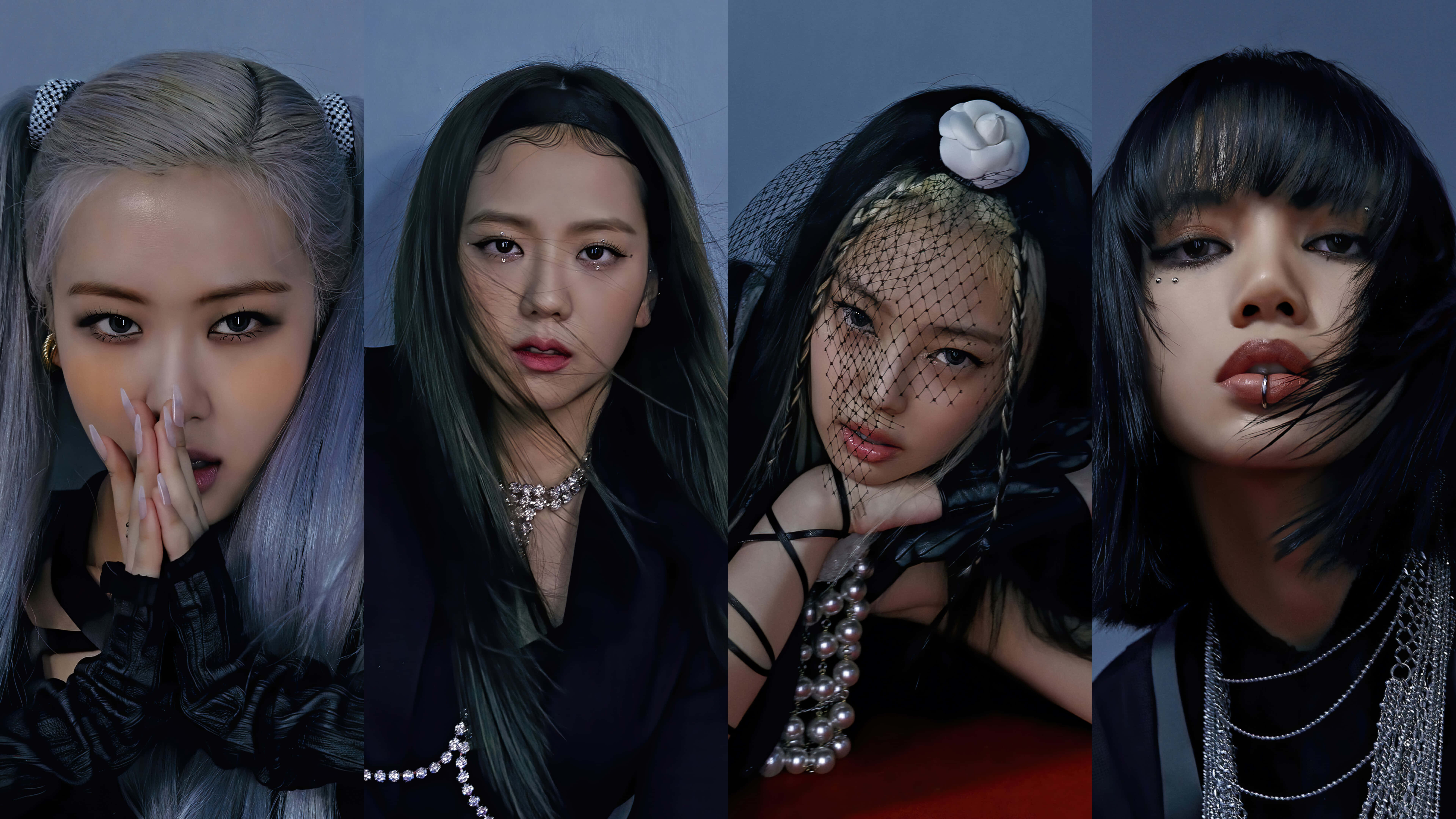 BLACKPINK Stylin' It Up - Modieus en Koel Muurpapier