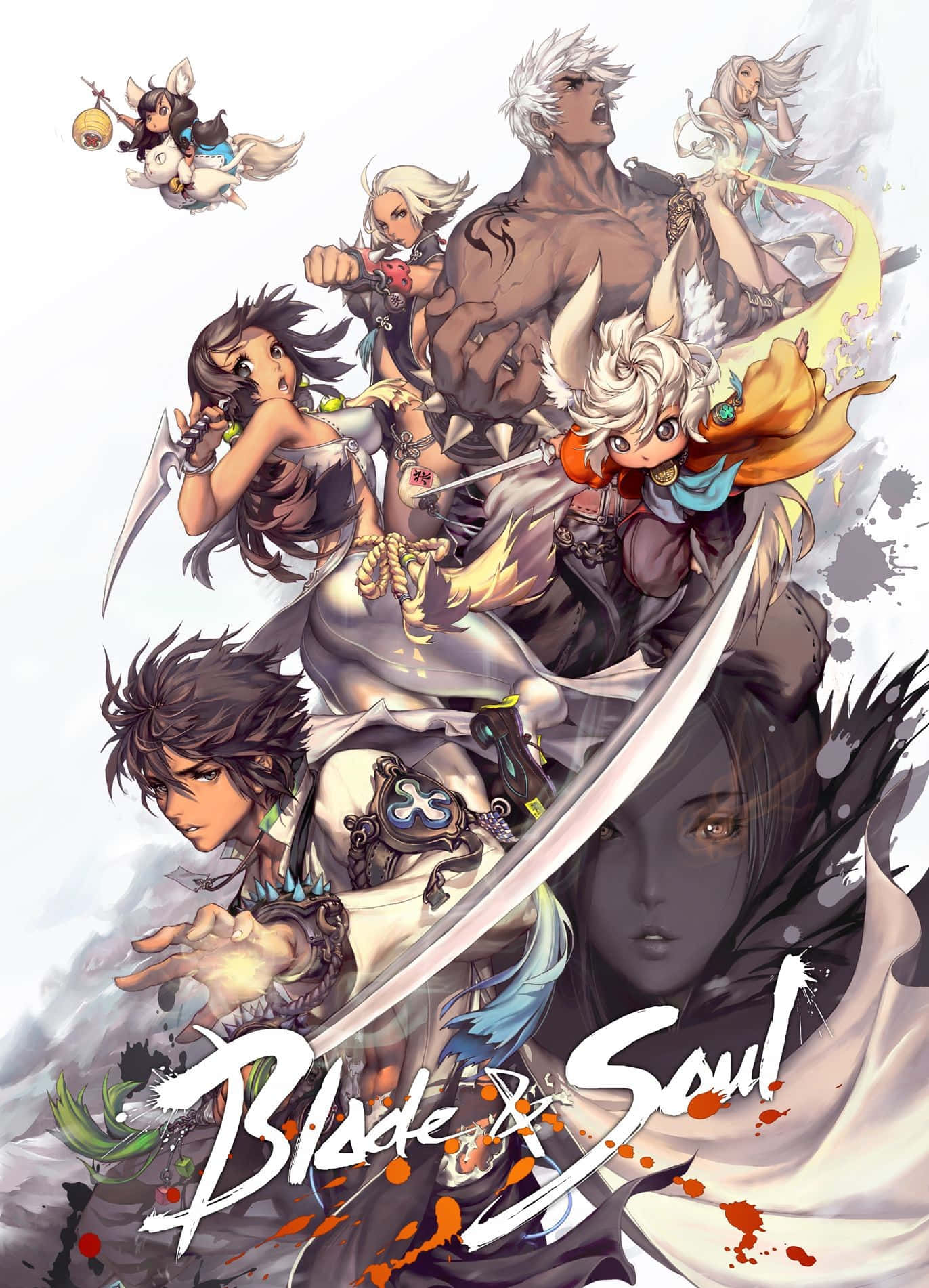 Blade And Soul Anime Videospeletjie Plakkaat Muurpapier