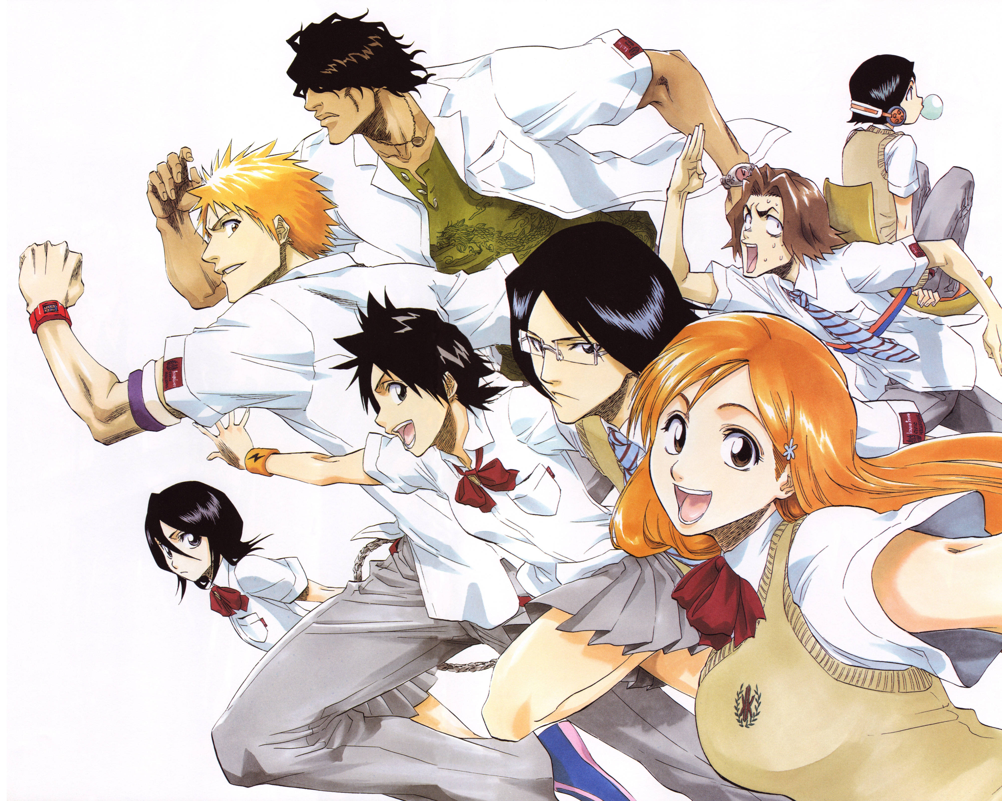 Bleach 4K Ultra HD Hoofrolverdelers Digitale Kuns Muurpapier