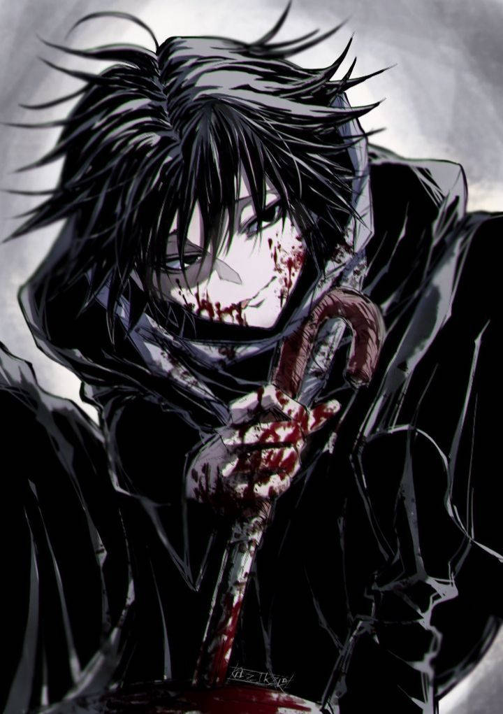 Bloedige Seun Edgy Anime Profielfoto Muurpapier
