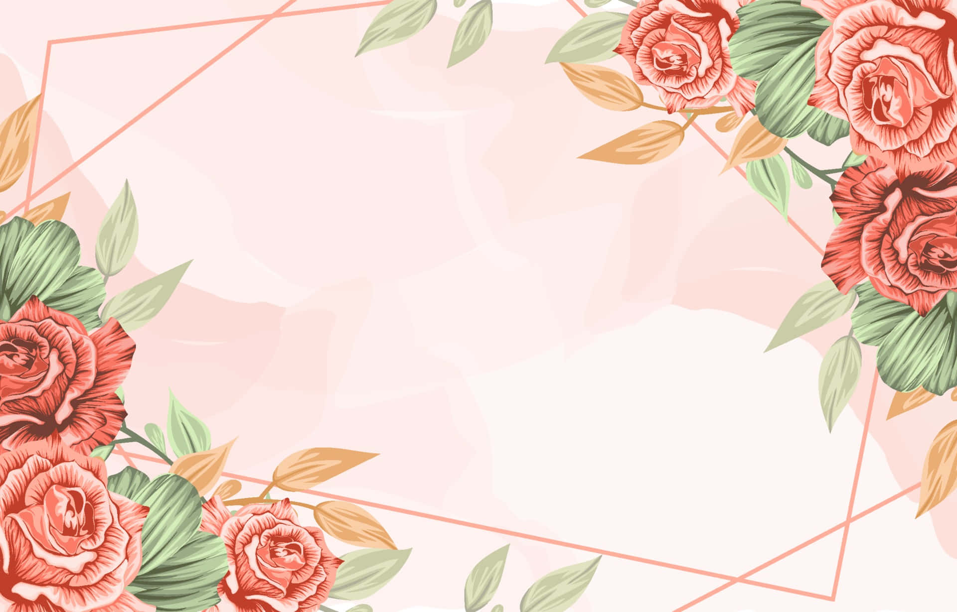 Blomme-agtergrond Muurpapier