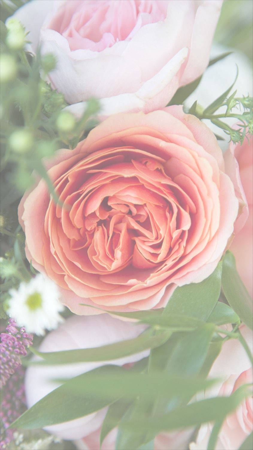 Blommende Floral iPhone Muurpapier