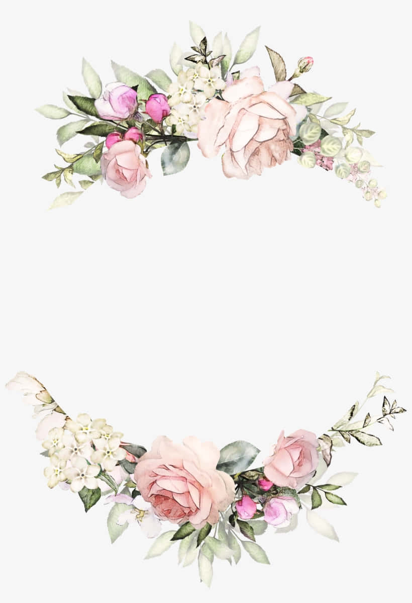 Blommige Agtergrond Muurpapier