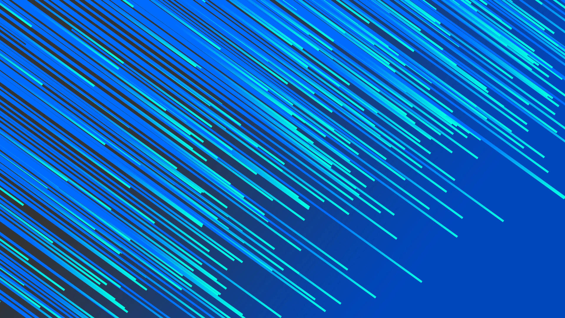Blou 4K Minimalistiese Meteorietreën — Blou estetiese GIF Muurpapier
