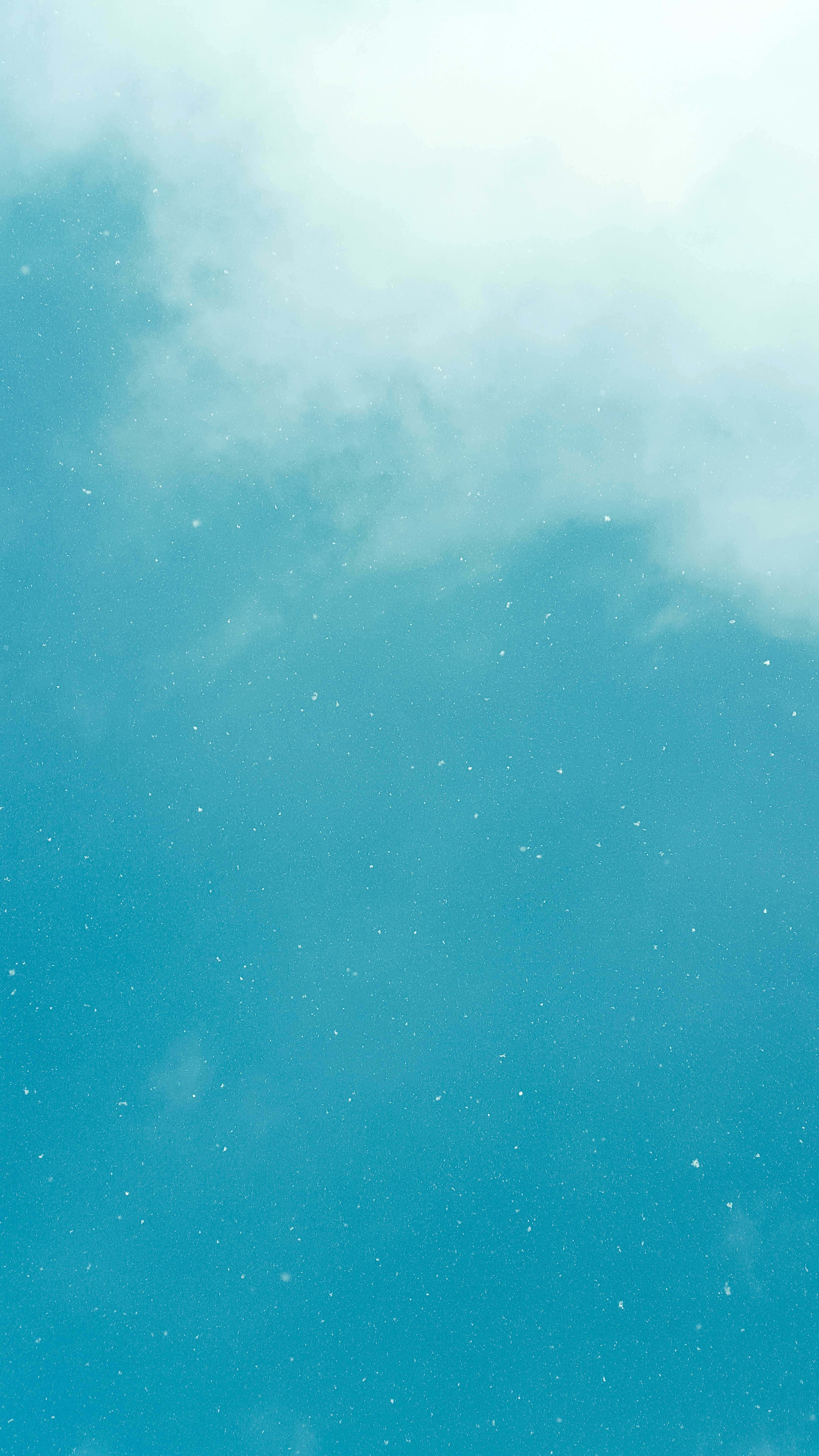 Blou Estetiese Wolk Picsart Agtergrond Muurpapier