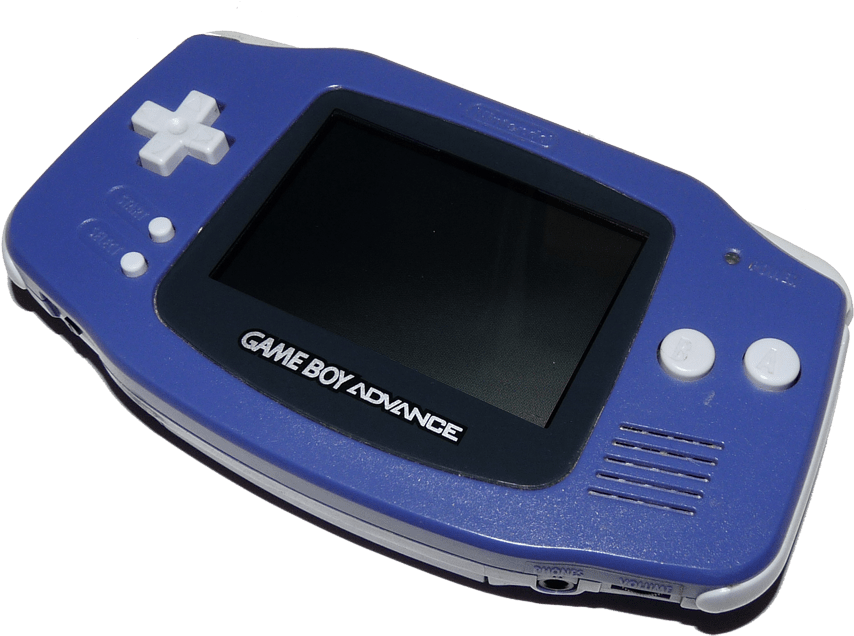 Blou Game Boy Advance Muurpapier