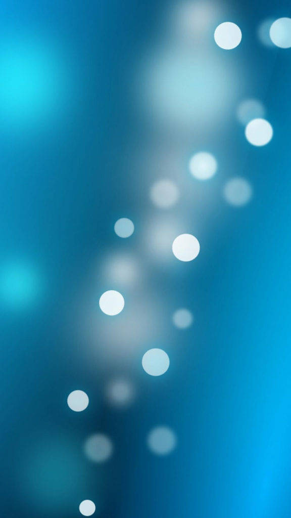 Blou Vonke Neon iPhone Muurpapier