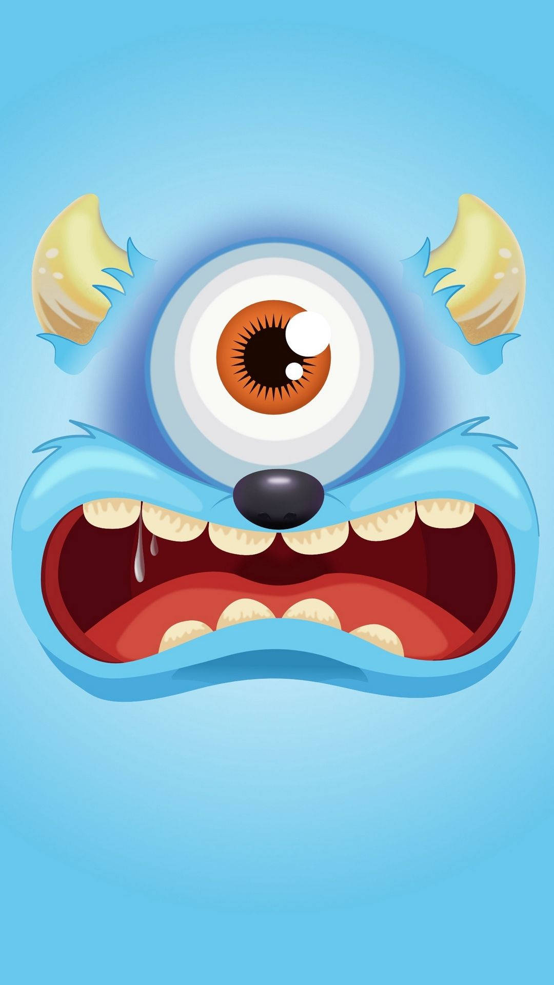 Blouoog Monster Halloween iPhone Muurpapier
