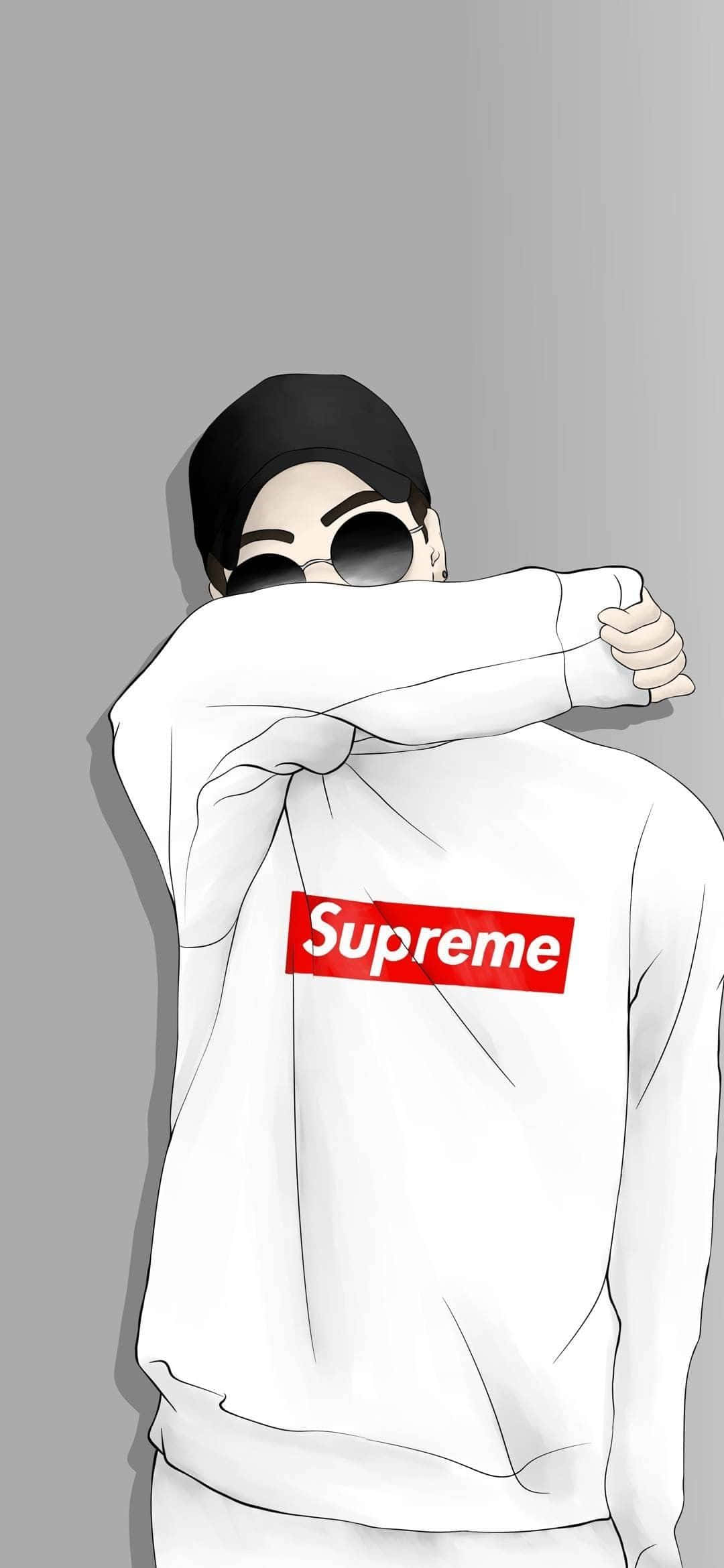 Bly altyd vars met Supreme! Muurpapier