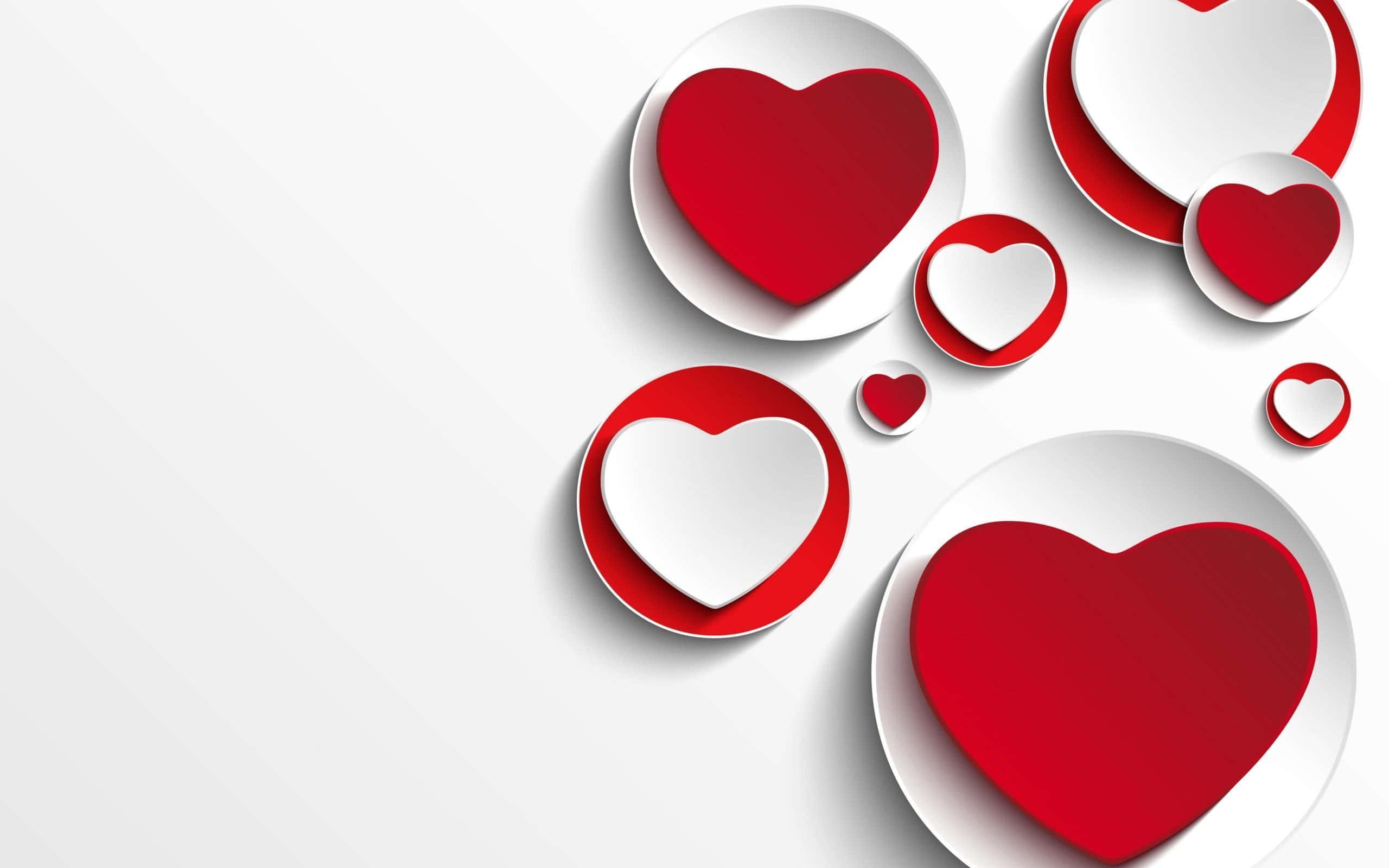 Bly stylvol en modern met Aesthetic Heart se agtergrond! Muurpapier