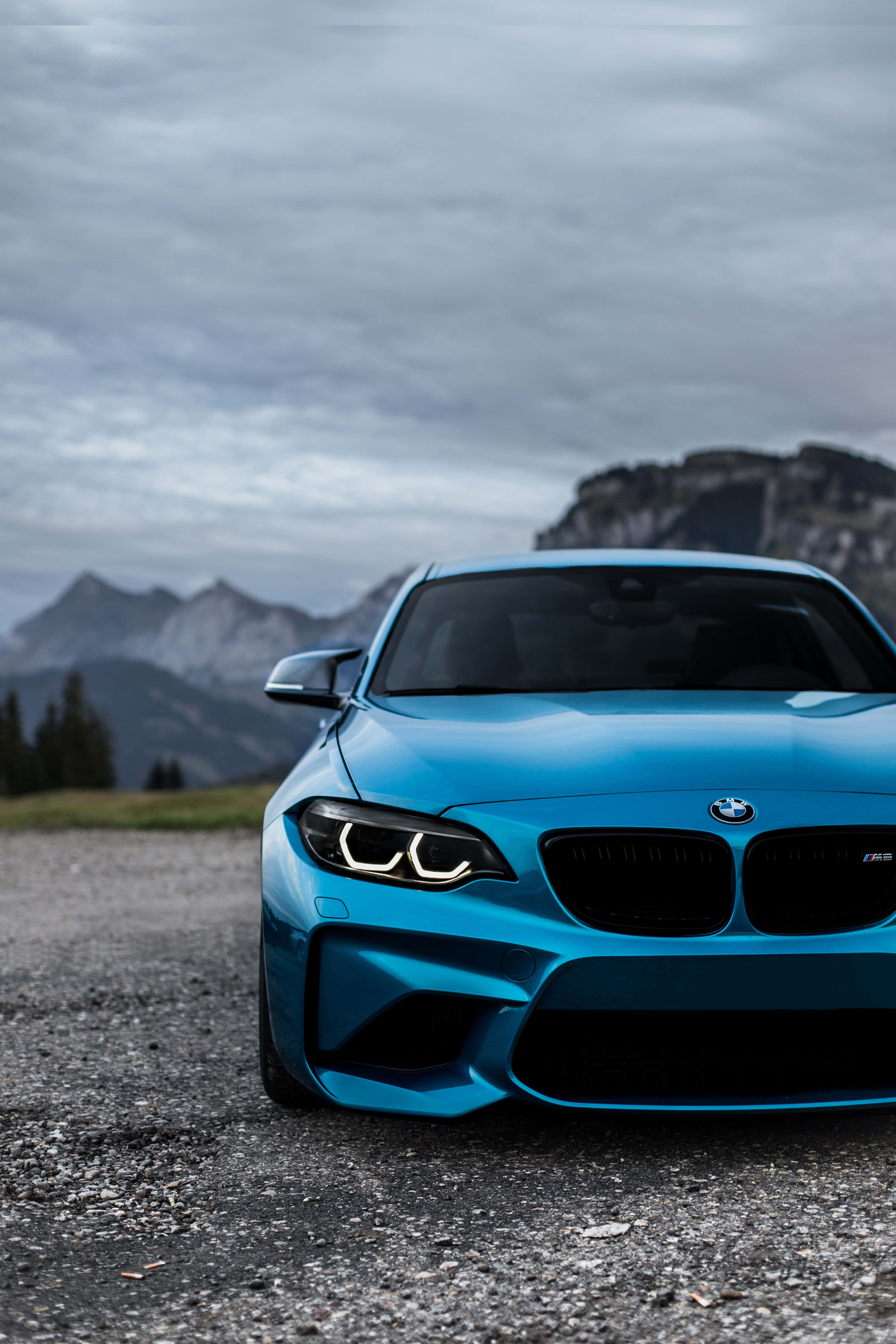 Bmw Agtergrond Blou Kleur Motor Muurpapier