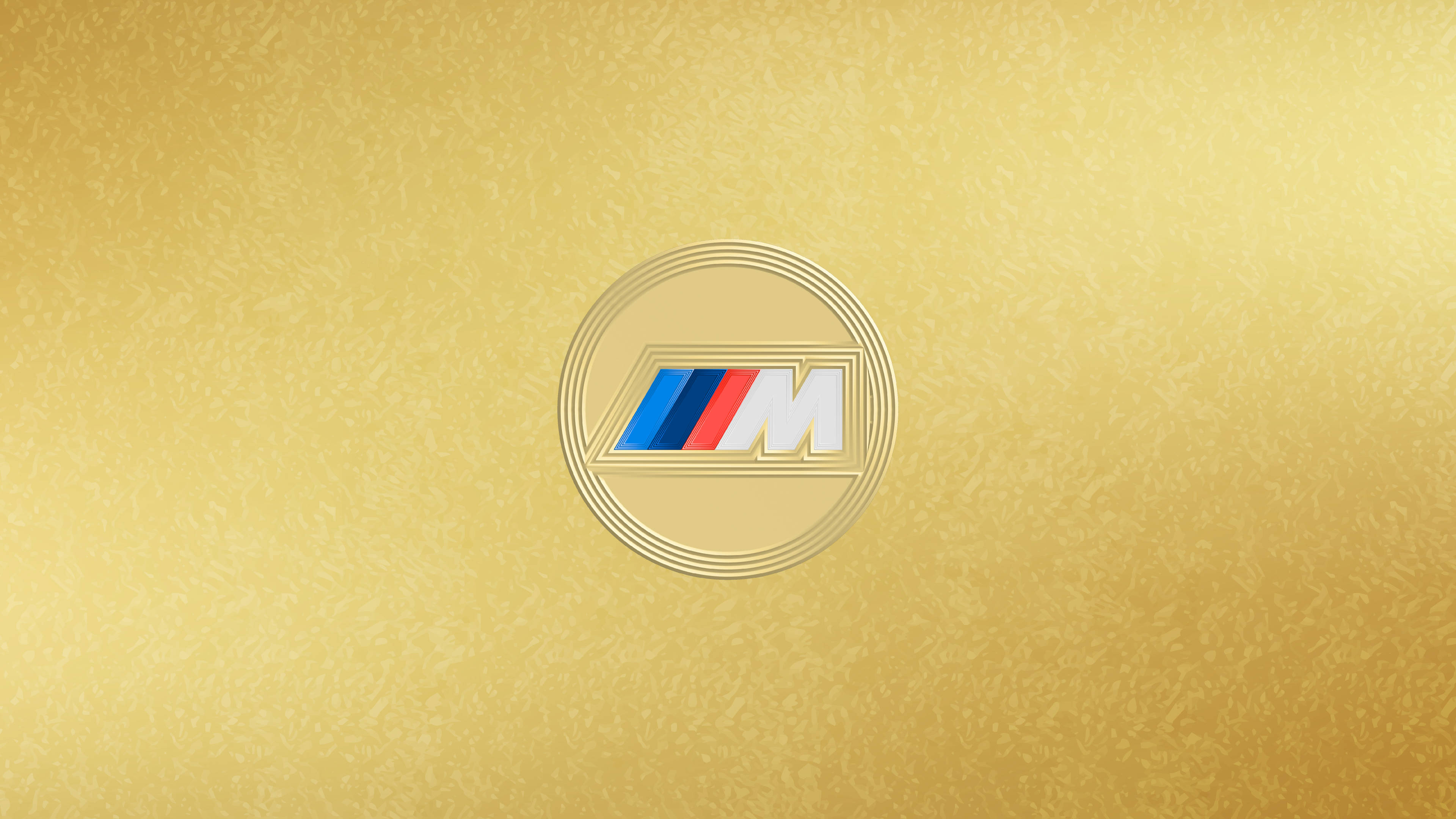 BMW M-logo Goud Muurpapier