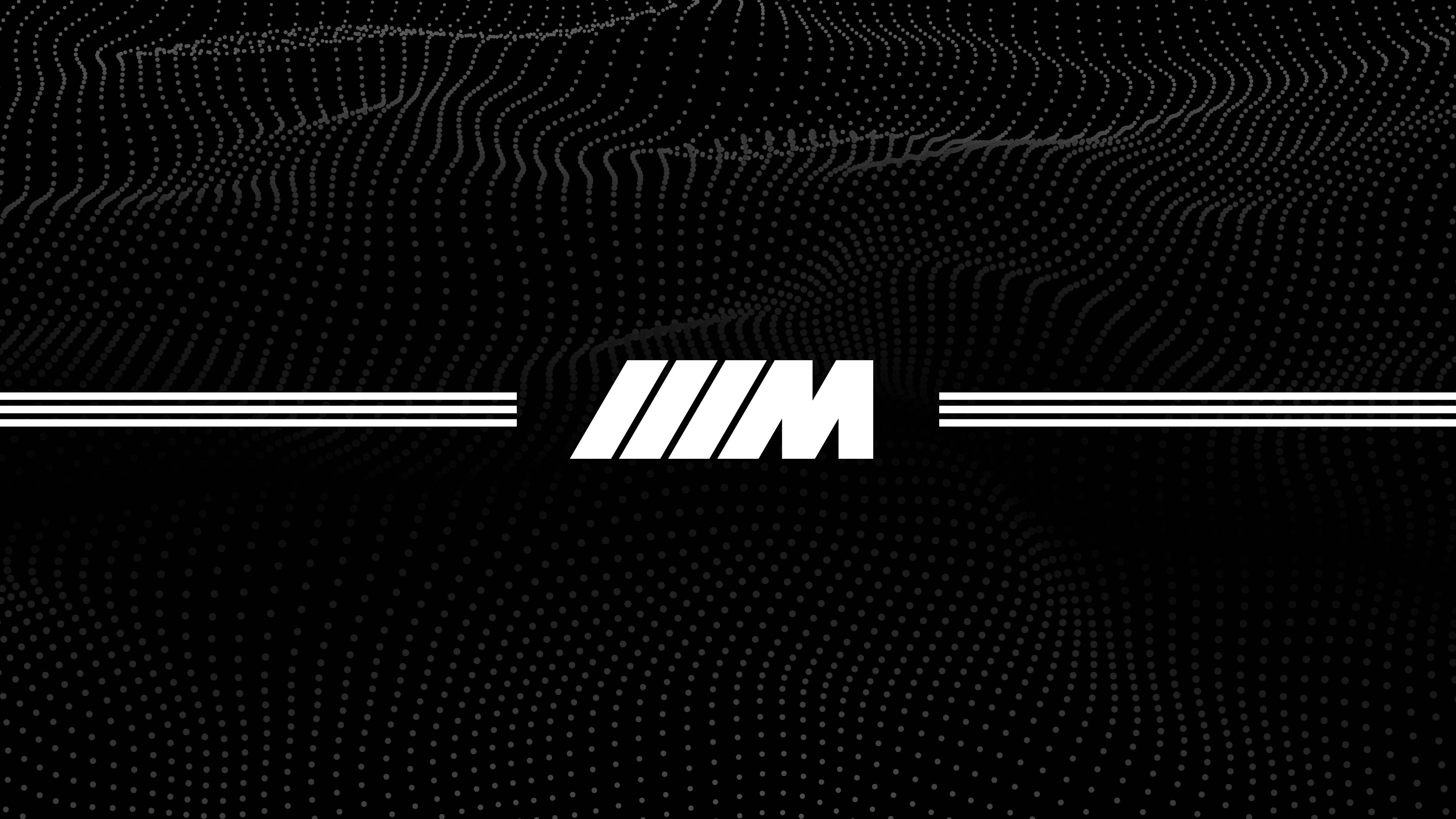 BMW M-logo met kolletjies Muurpapier