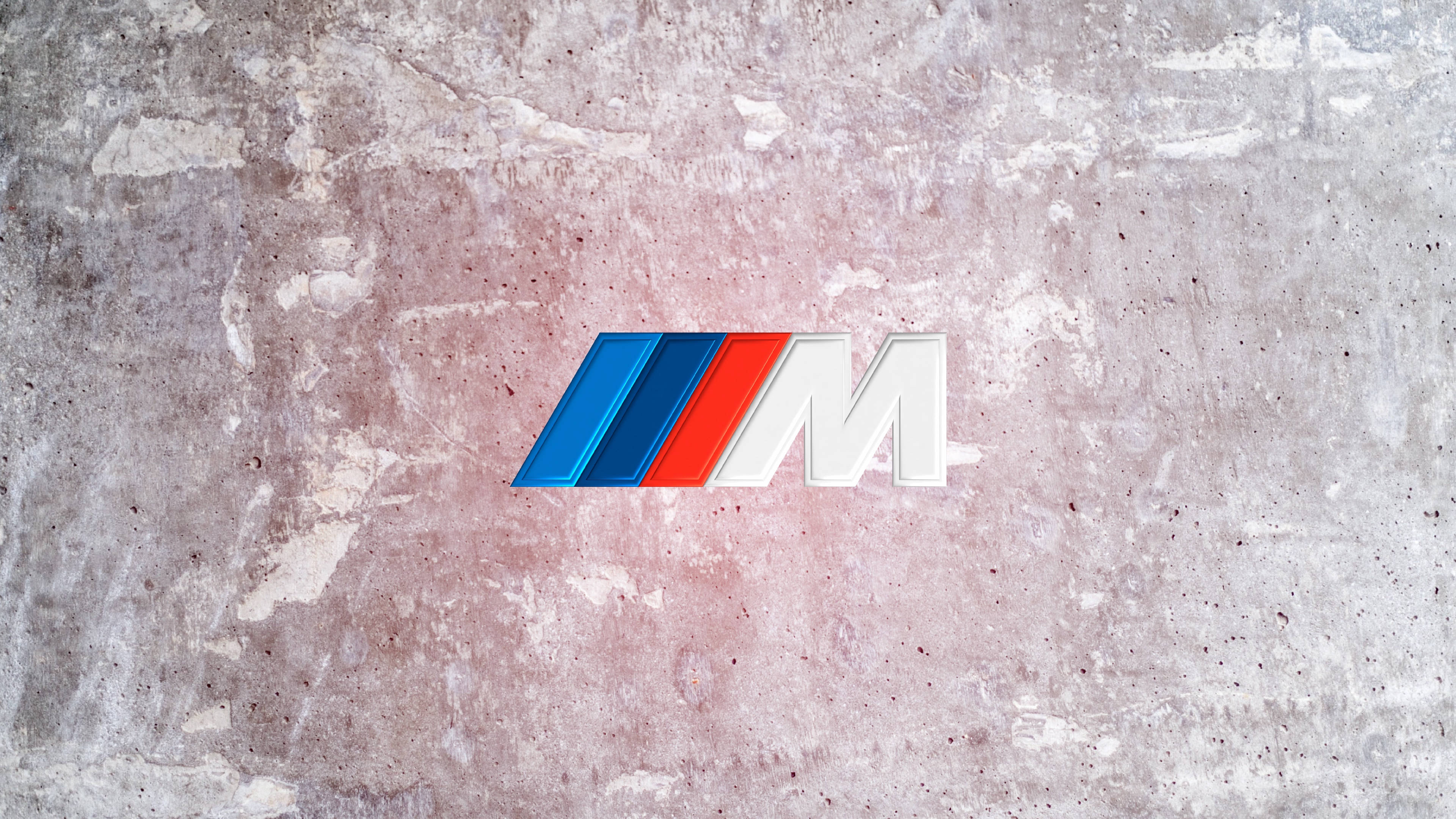 BMW M-logo op beton tekstuur Muurpapier