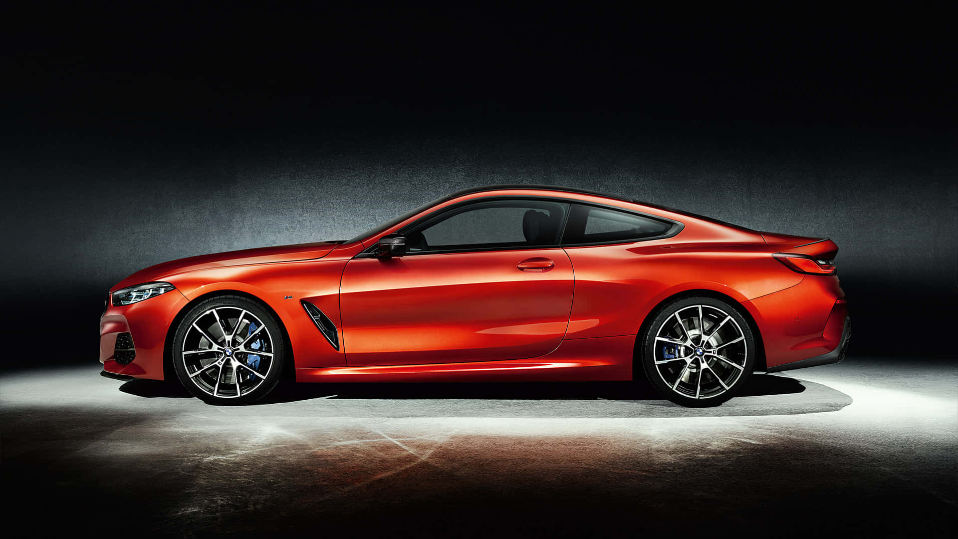 BMW M8 Syprofiel 1920x1080 M-reeks Agtergrond Muurpapier