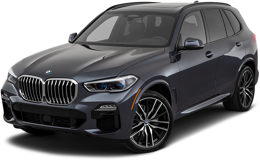 BMW X5 Luukse SUV Sy-aansig Muurpapier